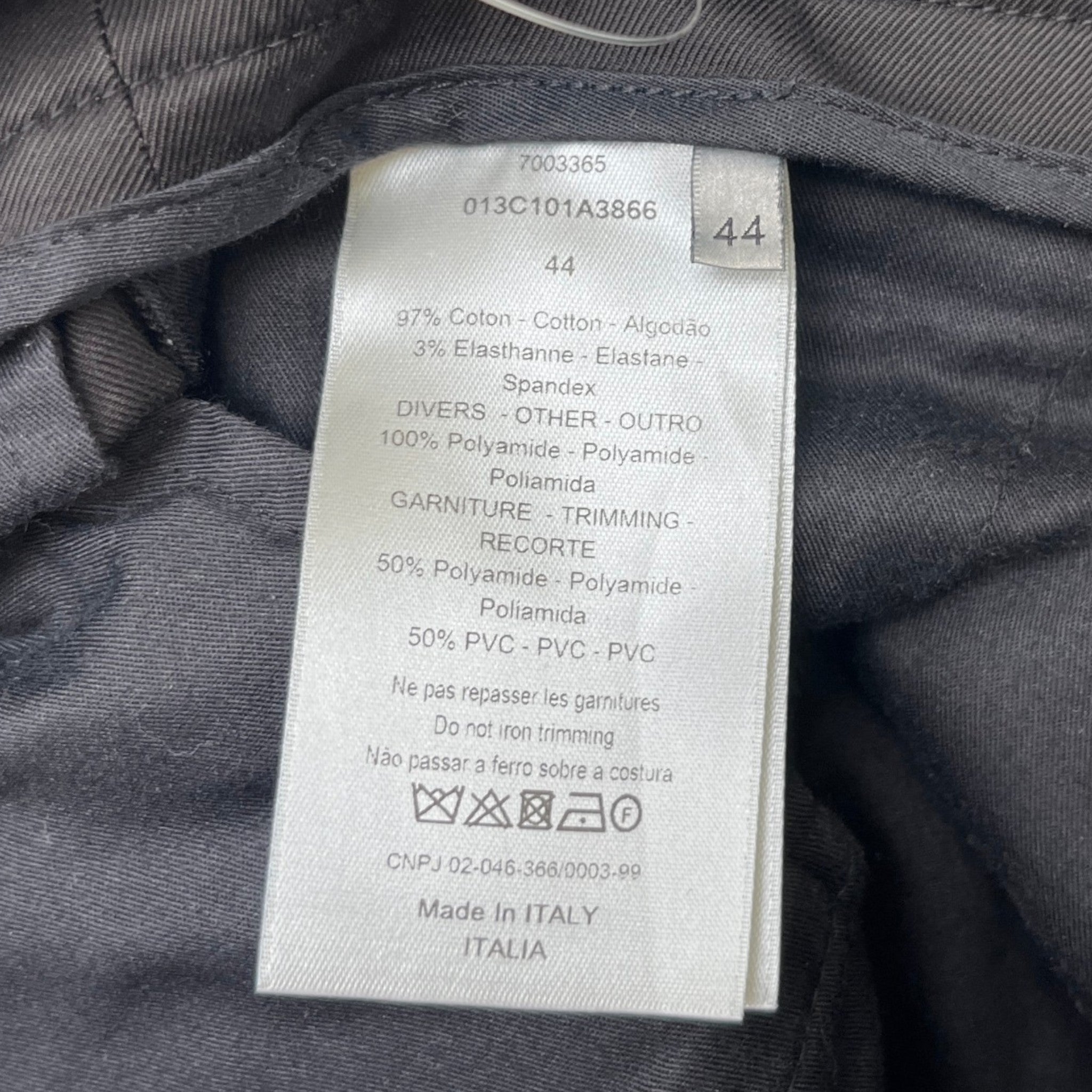 Men's Logo Cargos Black Size XS