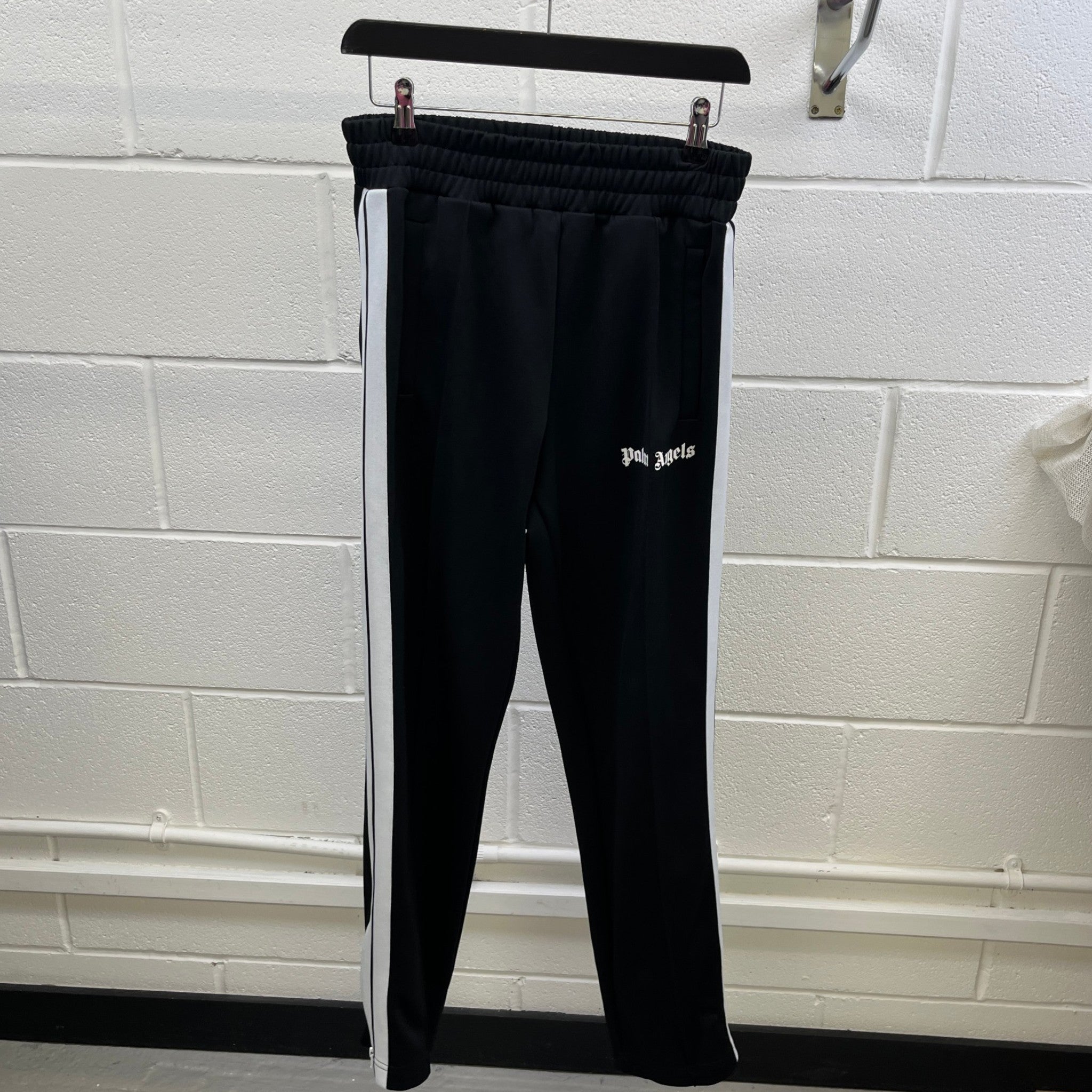 Men's Logo Print Joggers Black Size M