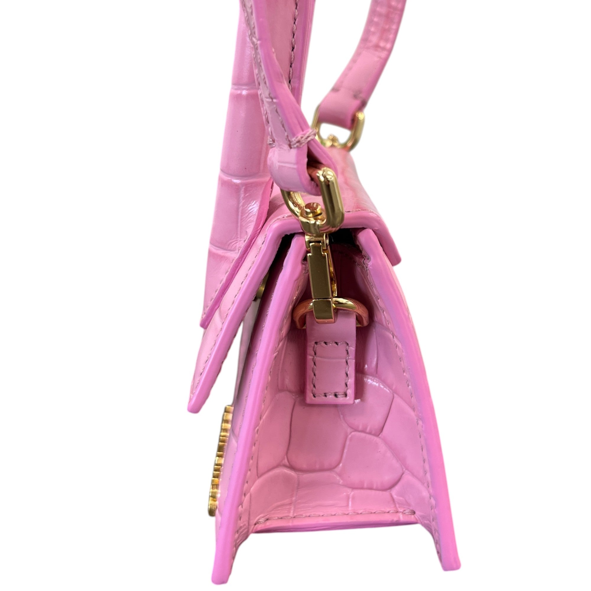 Women's Croc Embossed Mini Le Chiquito Bag Pink