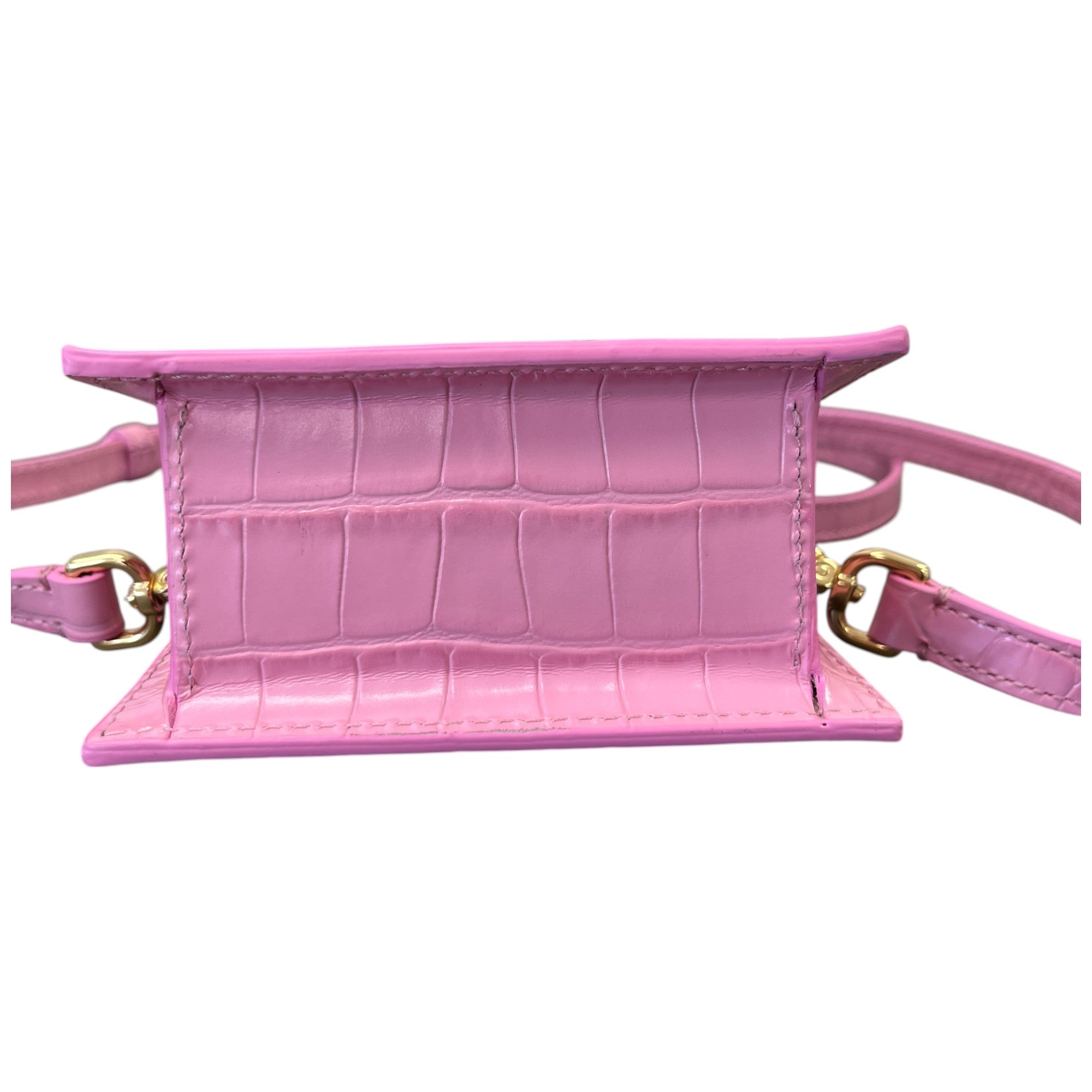 Women's Croc Embossed Mini Le Chiquito Bag Pink