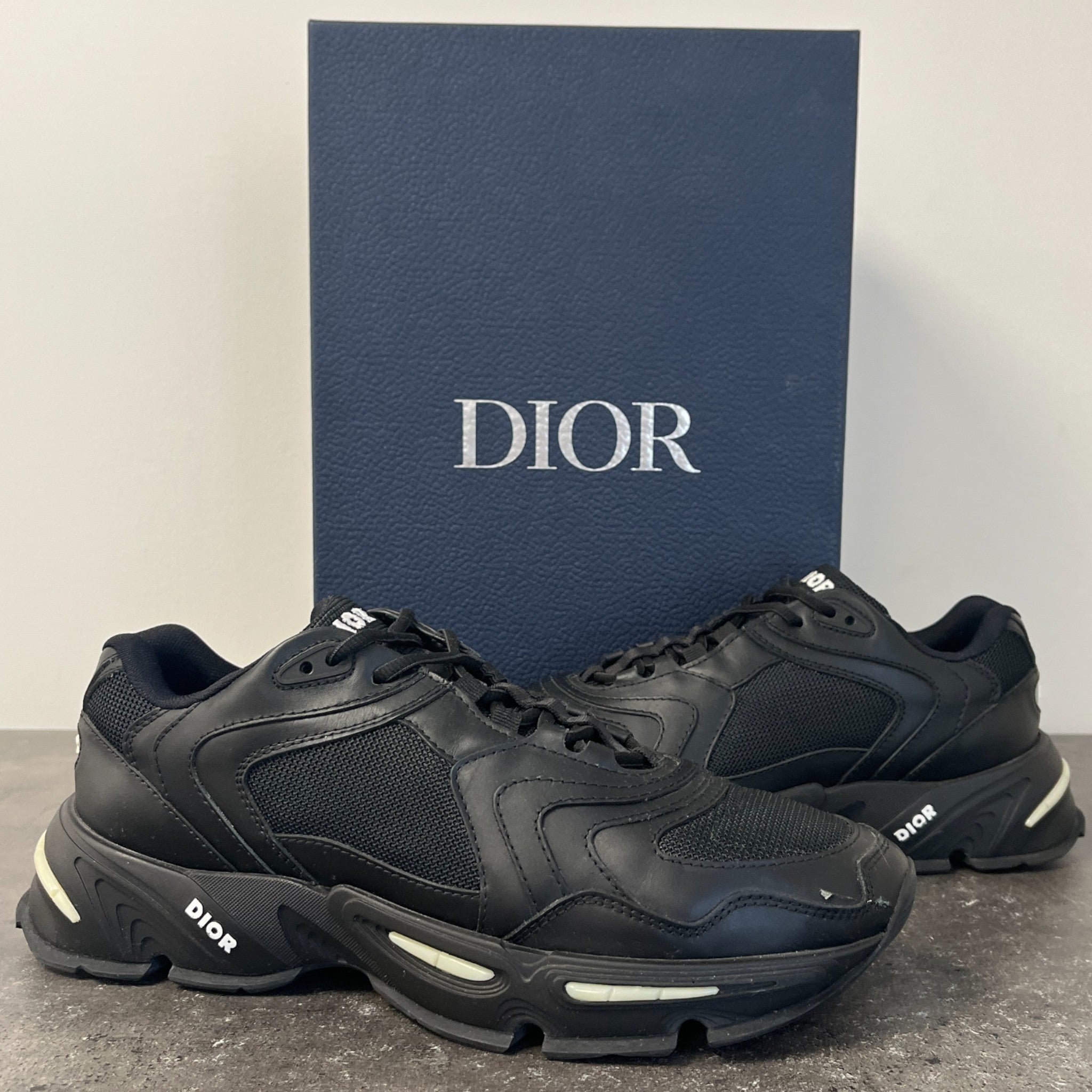 Men's Cd1 Low Trainers Black Size EU 43 / UK 9