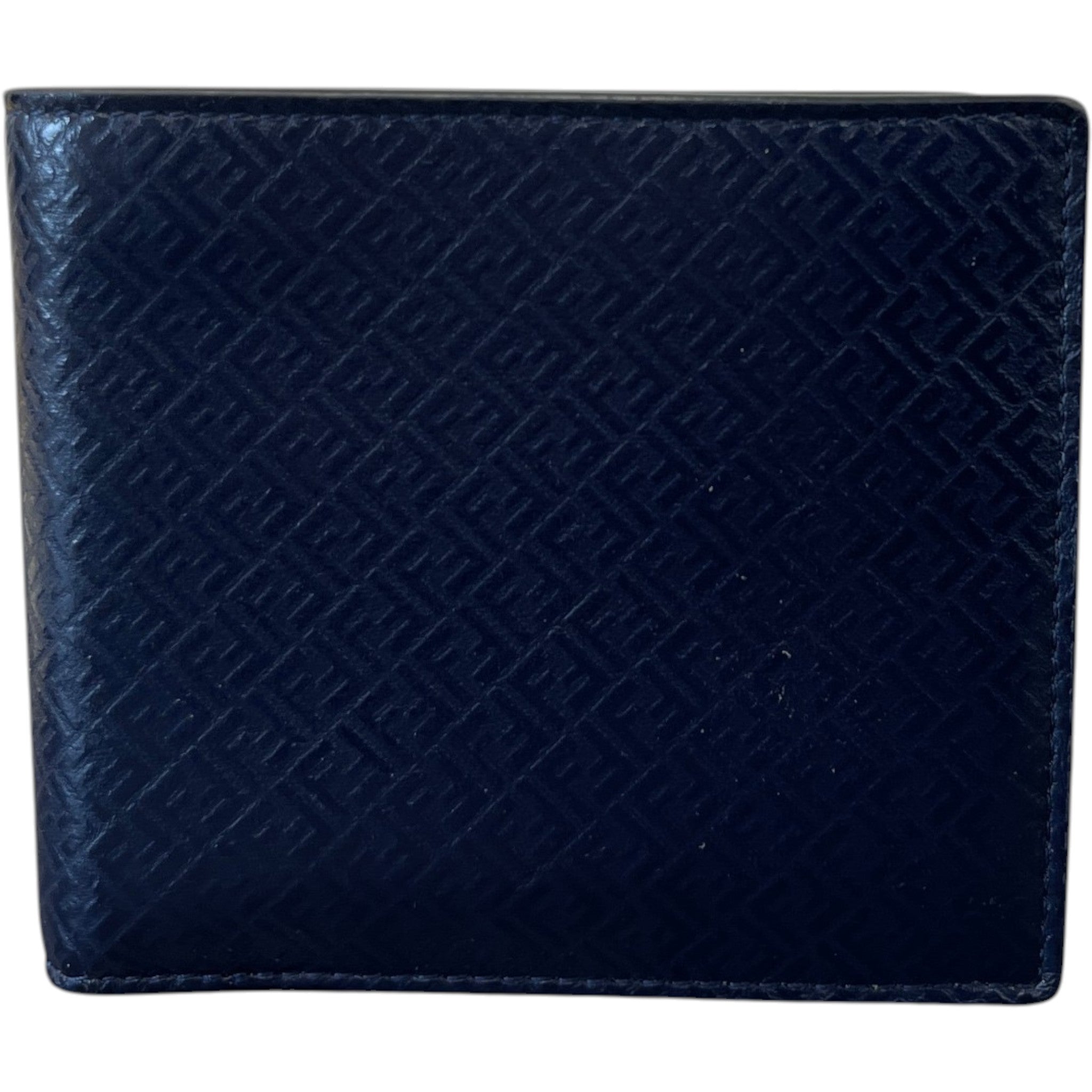 Men's Ff Embrossed Wallet Navy