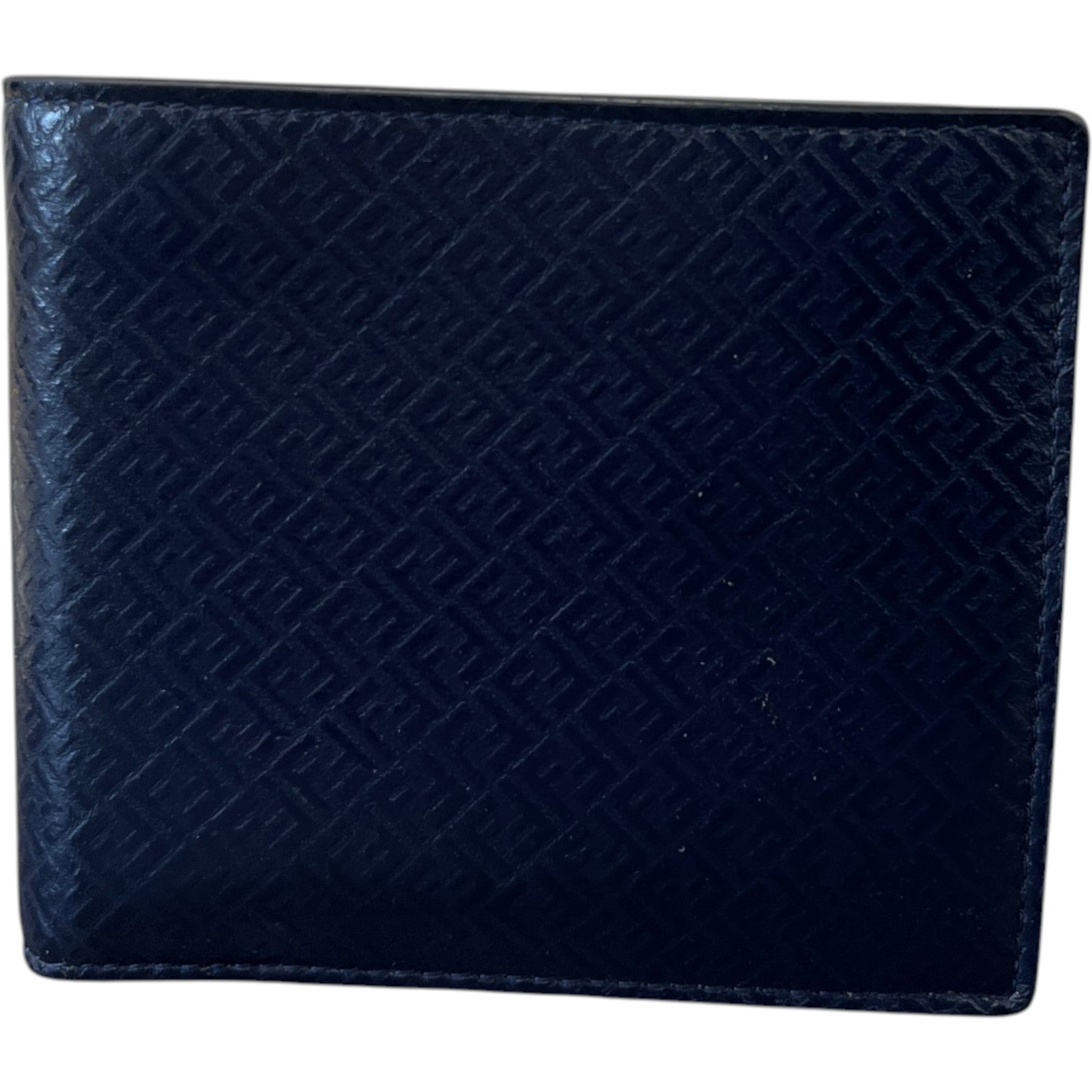 Men's Ff Embrossed Wallet Navy
