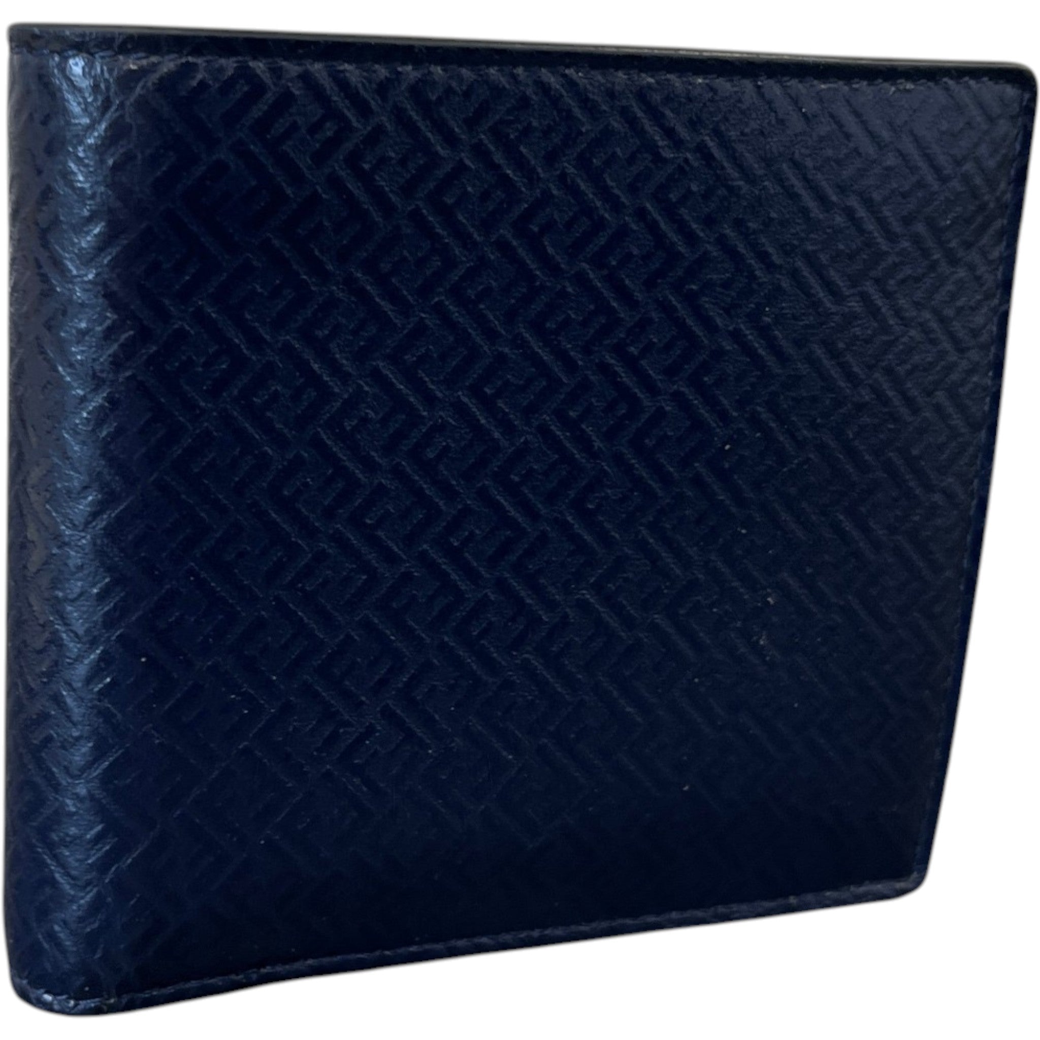 Men's Ff Embrossed Wallet Navy