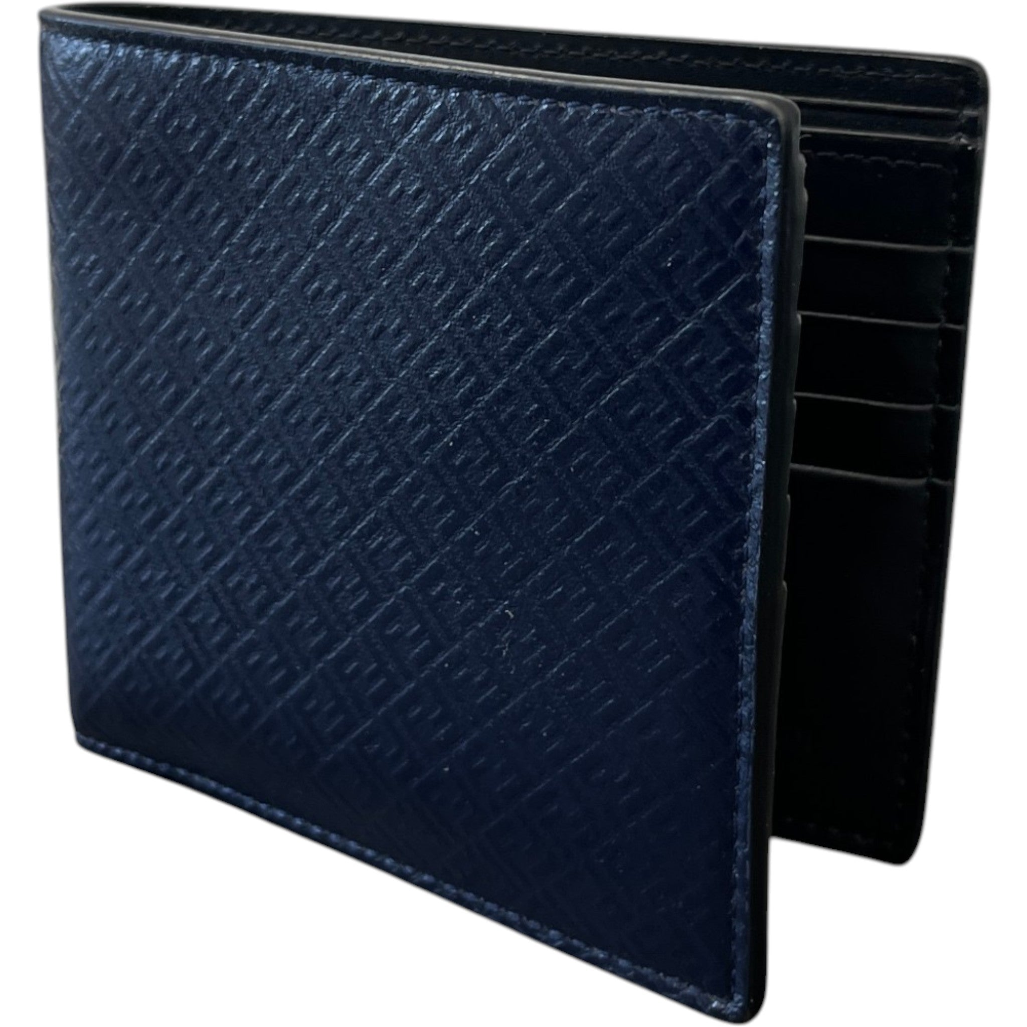 Men's Ff Embrossed Wallet Navy