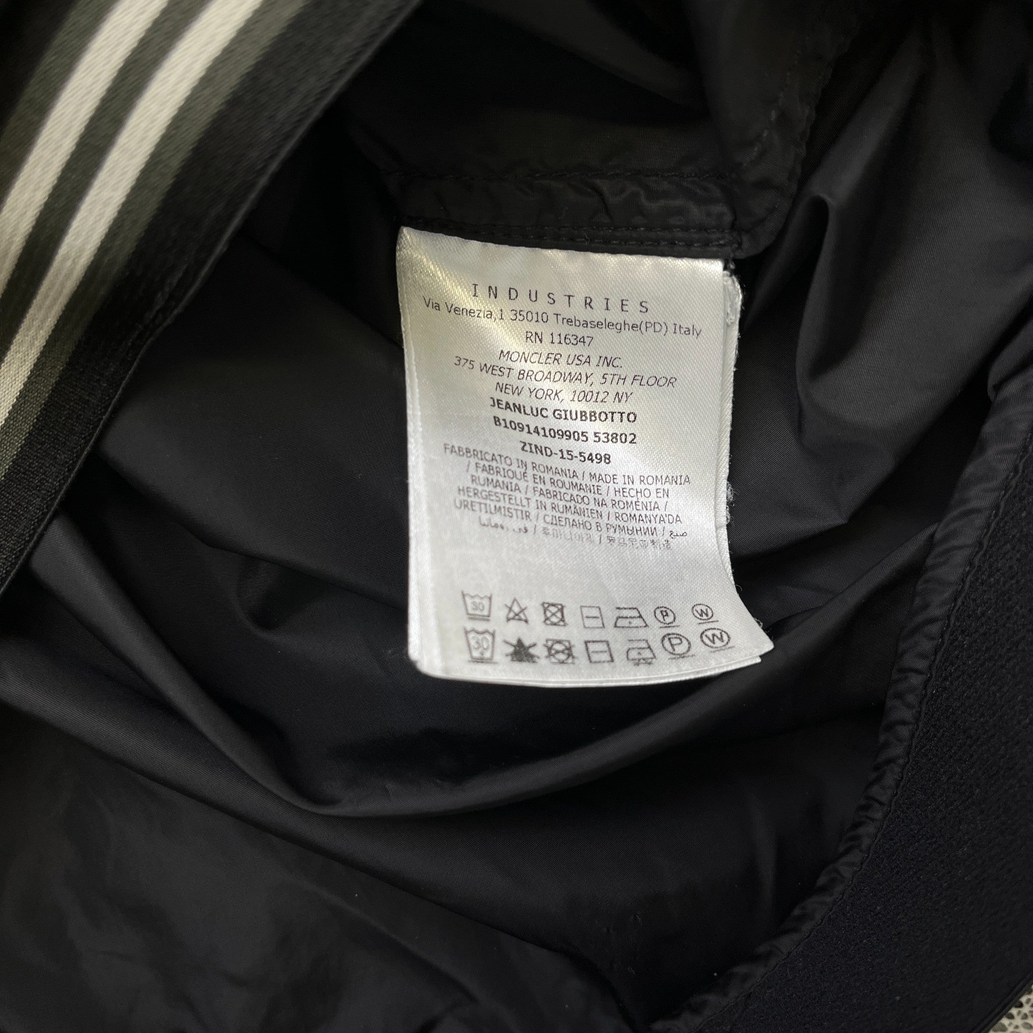 Men's Jeanluc Windbreaker Black Size 4 / XL