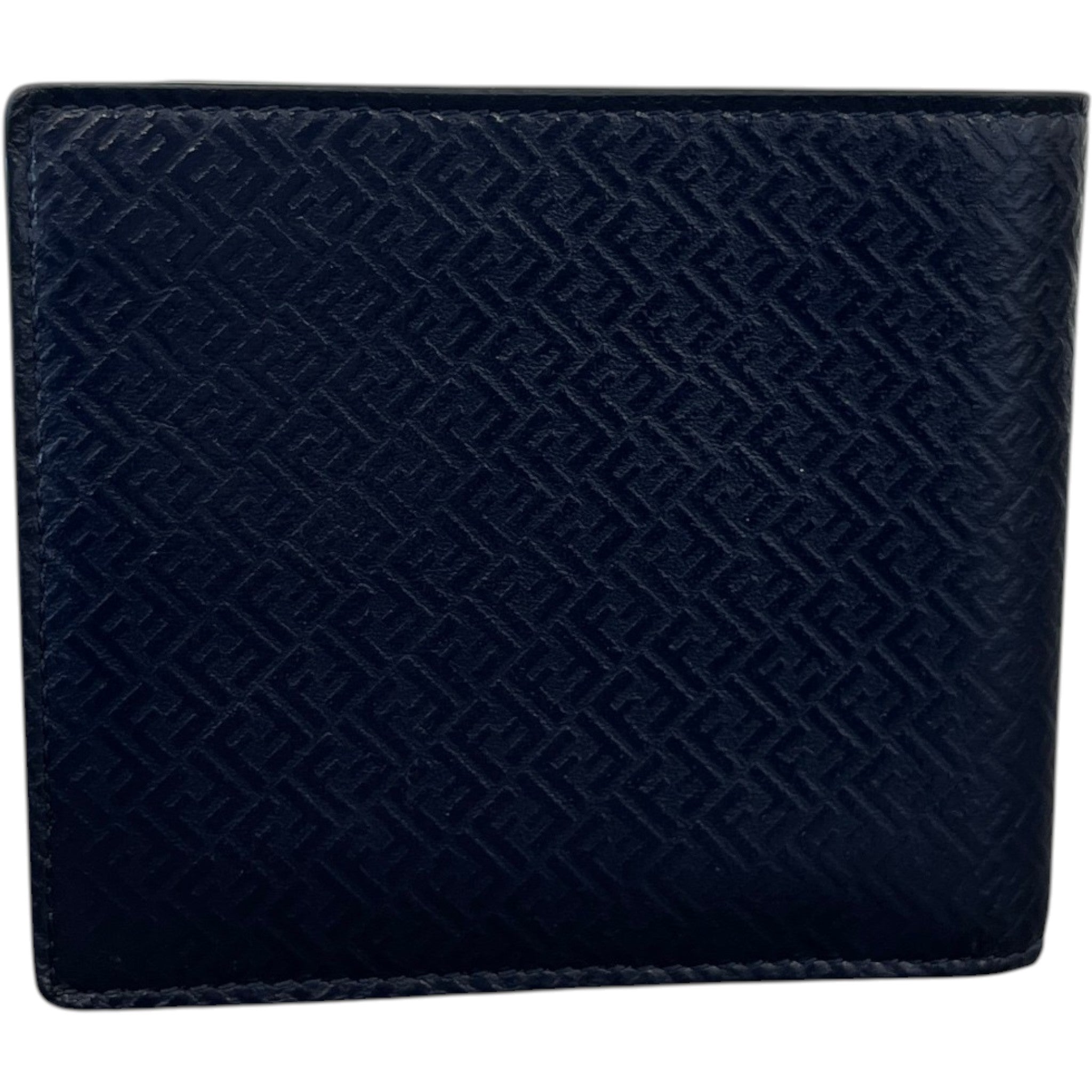 Men's Ff Embrossed Wallet Navy