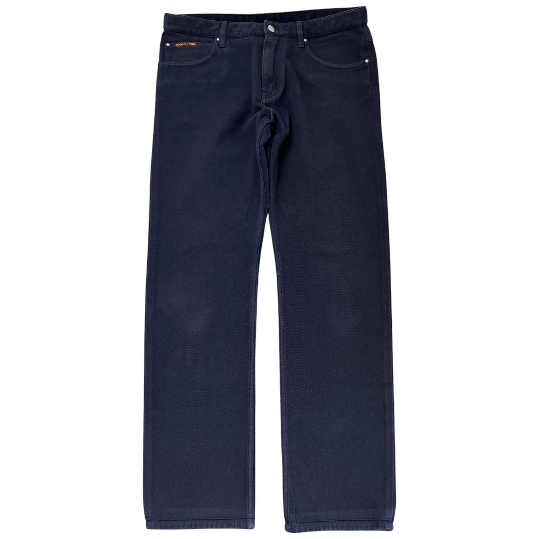 Men's Embroidered Logo Jeans Navy Size IT 46 / UK 30