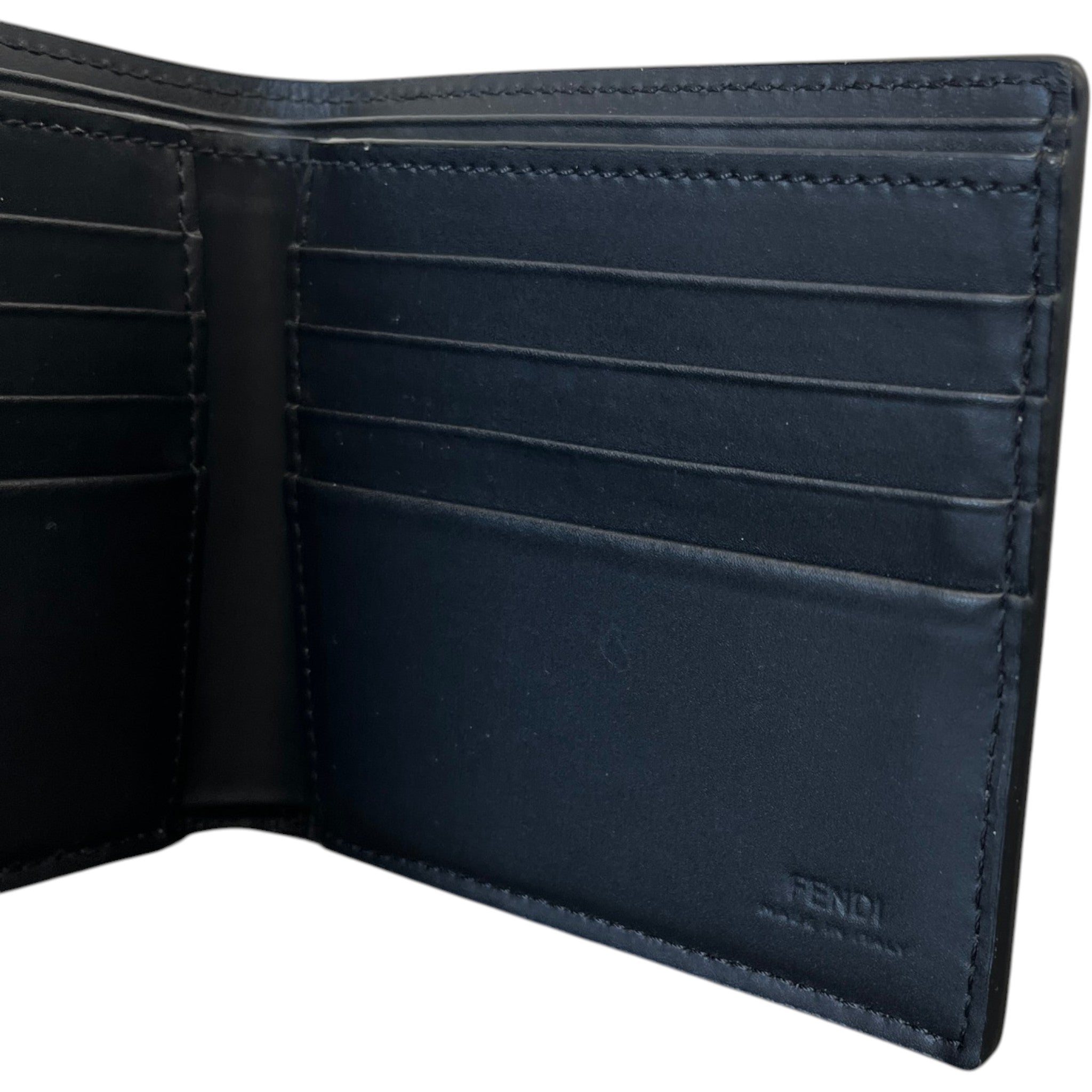 Men's Ff Embrossed Wallet Navy