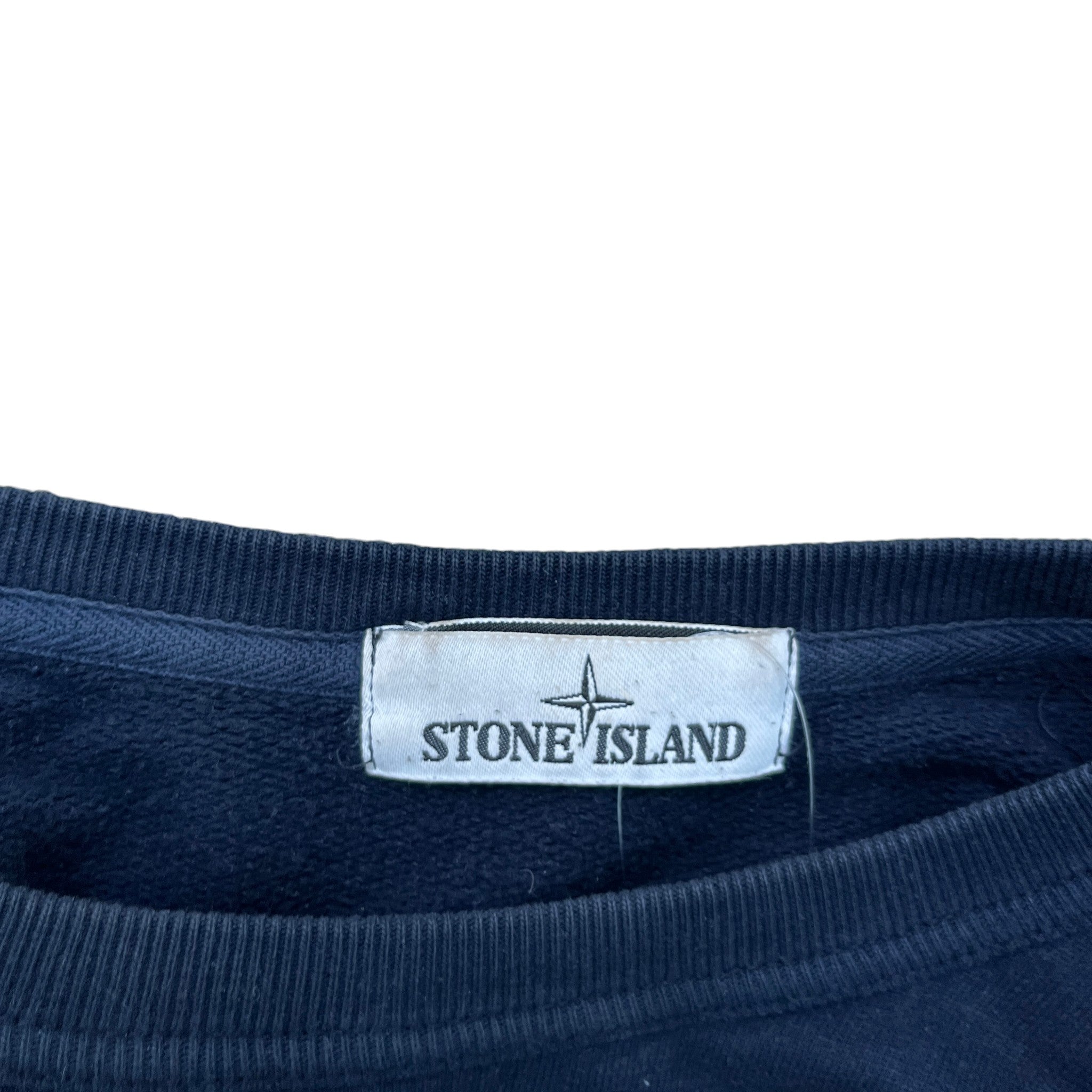 Men's Applique Logo Sweatshirt Navy Size M