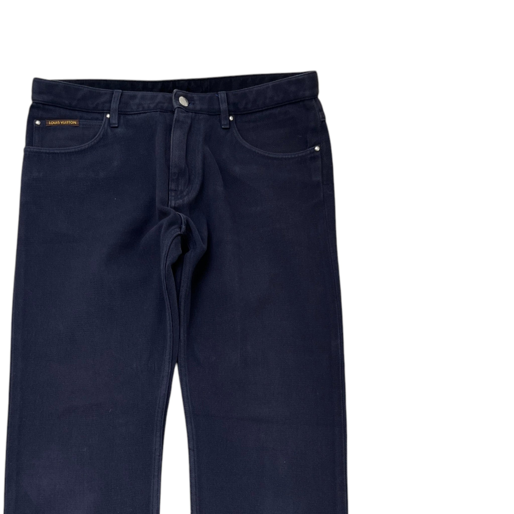 Men's Embroidered Logo Jeans Navy Size IT 46 / UK 30