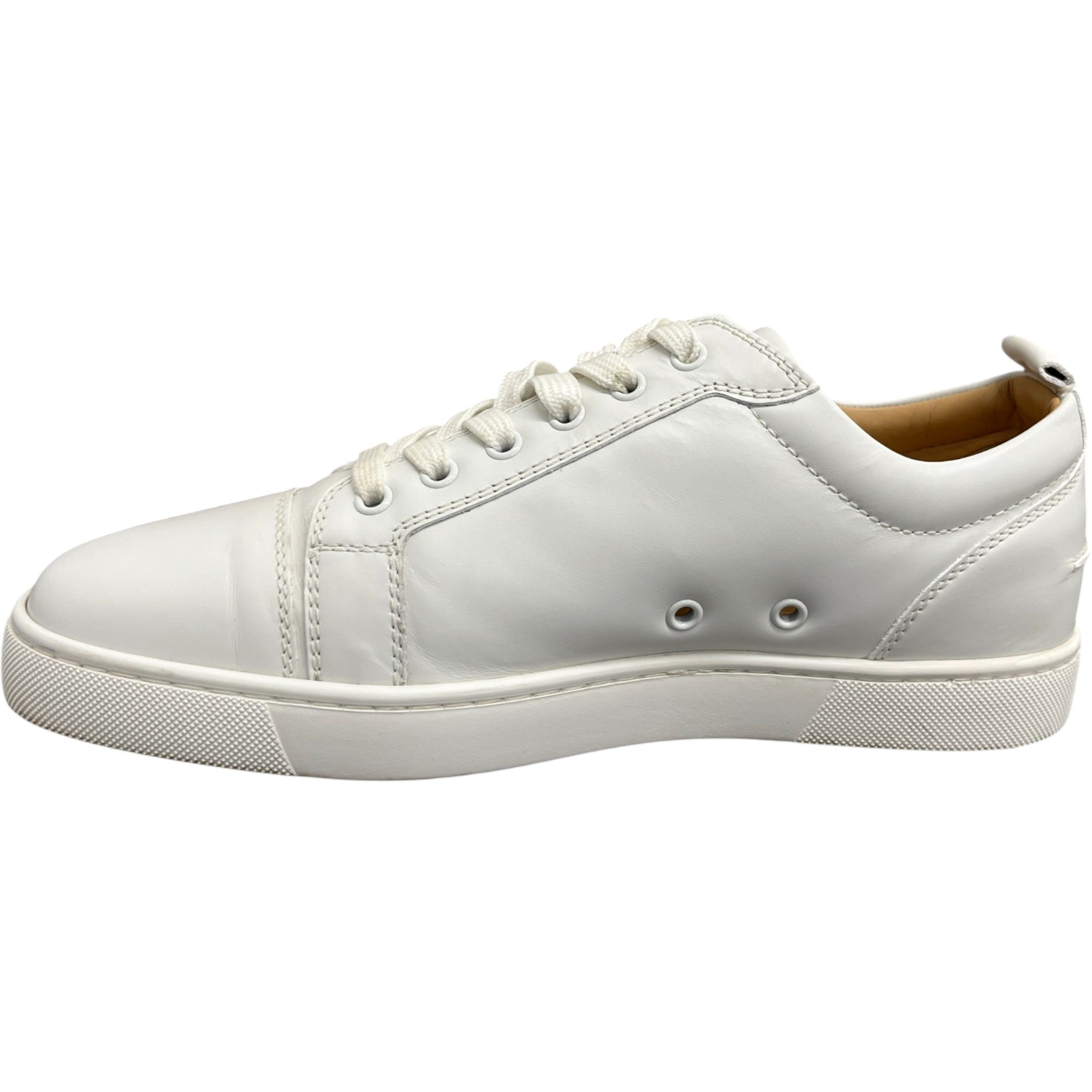 Men's Junior Low Trainers White Size EU 42 / UK 8