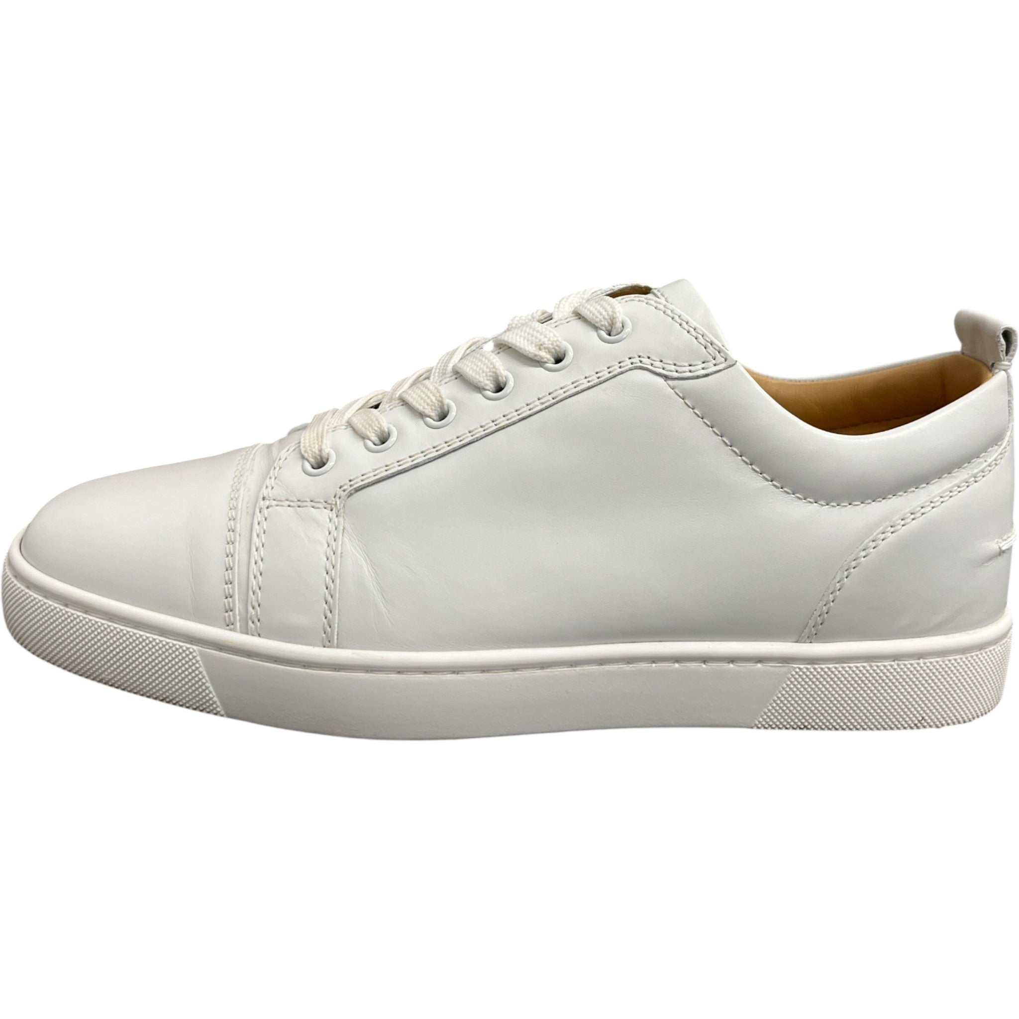 Men's Junior Low Trainers White Size EU 42 / UK 8