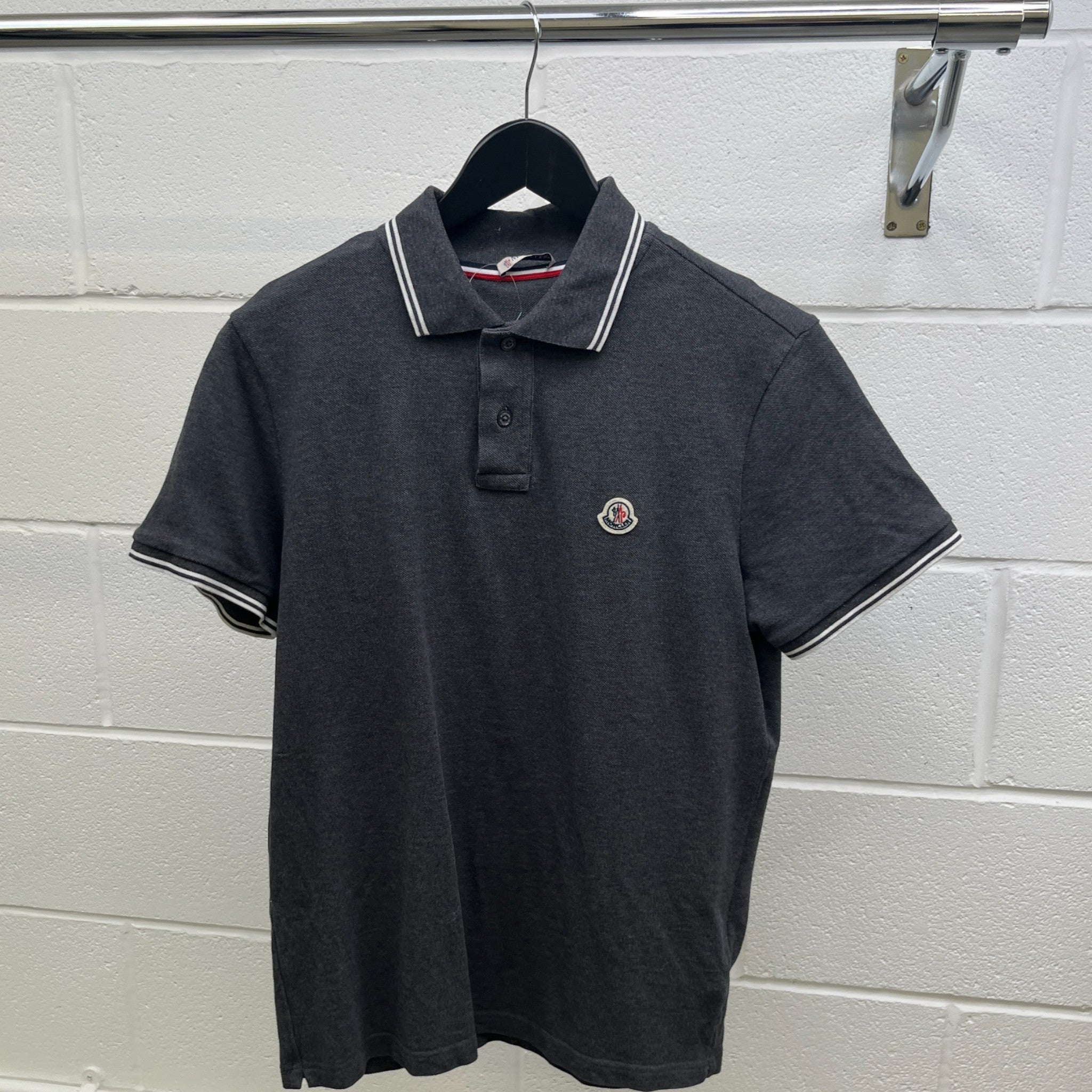 Men's Maglia Polo Shirt Grey Size M