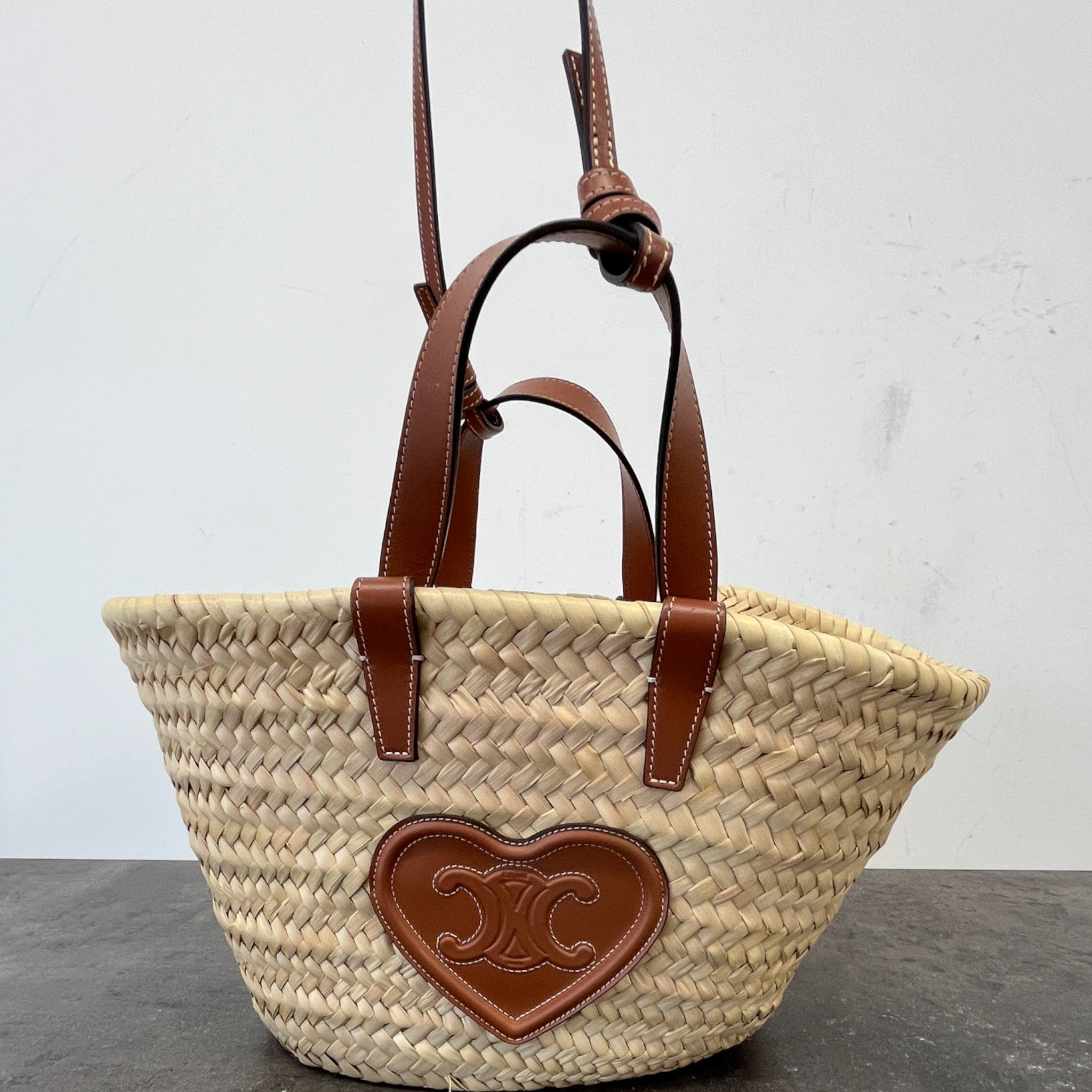 Women's Raffier Panier Teen Triomphe Basket Bag Brown