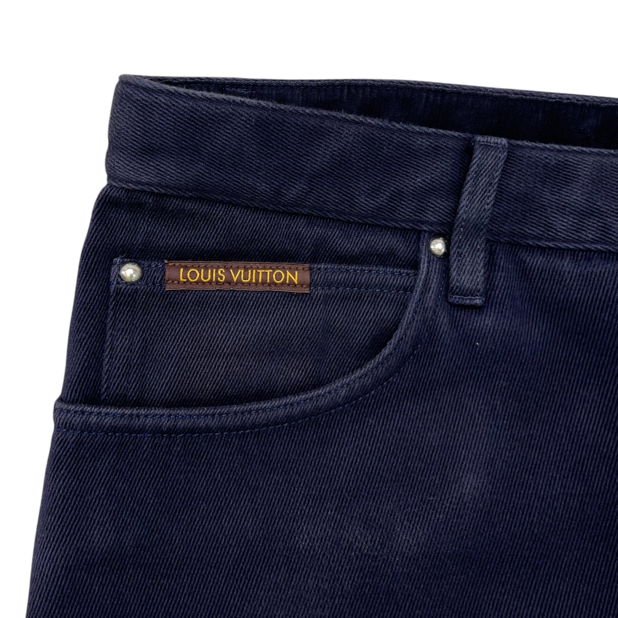 Men's Embroidered Logo Jeans Navy Size IT 46 / UK 30