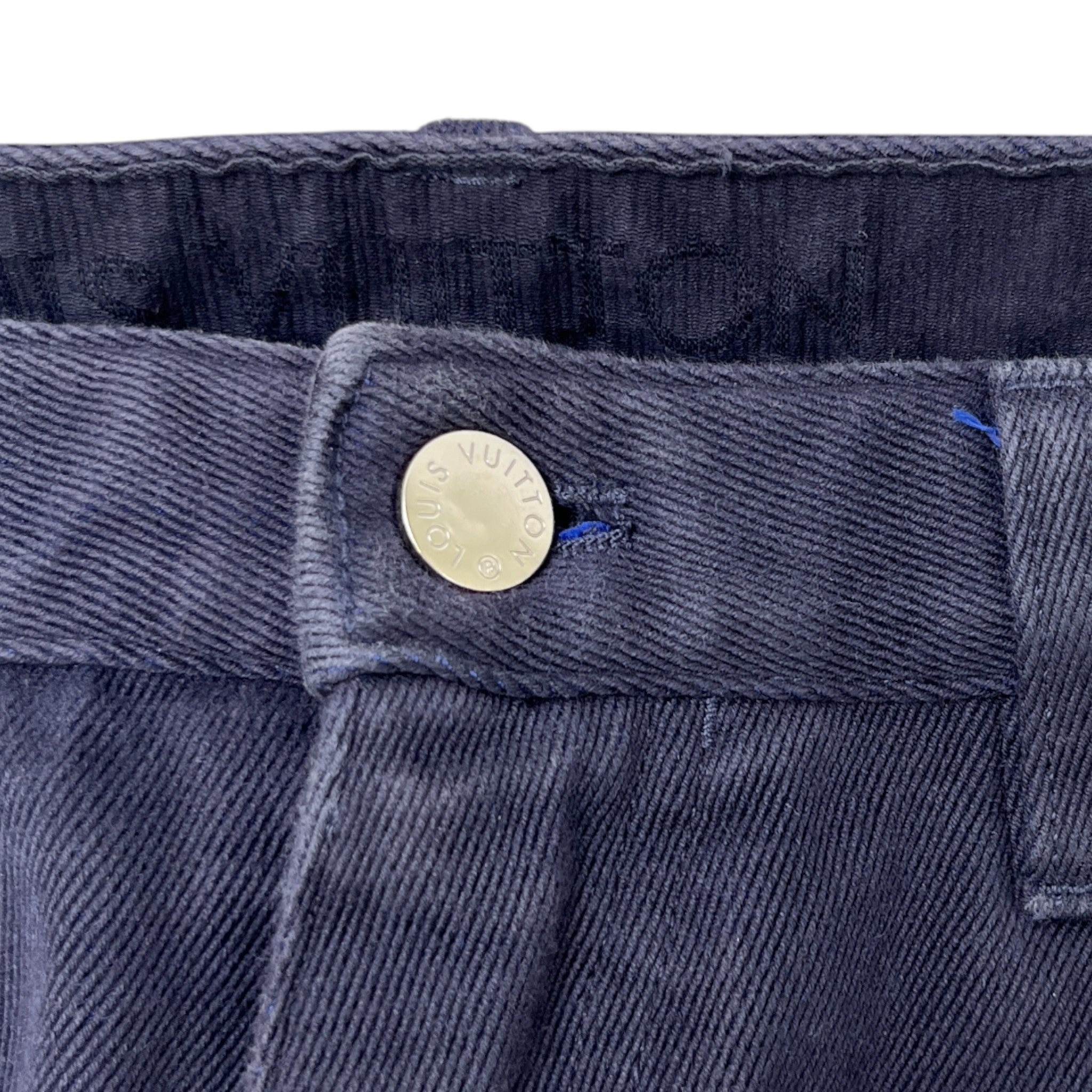 Men's Embroidered Logo Jeans Navy Size IT 46 / UK 30