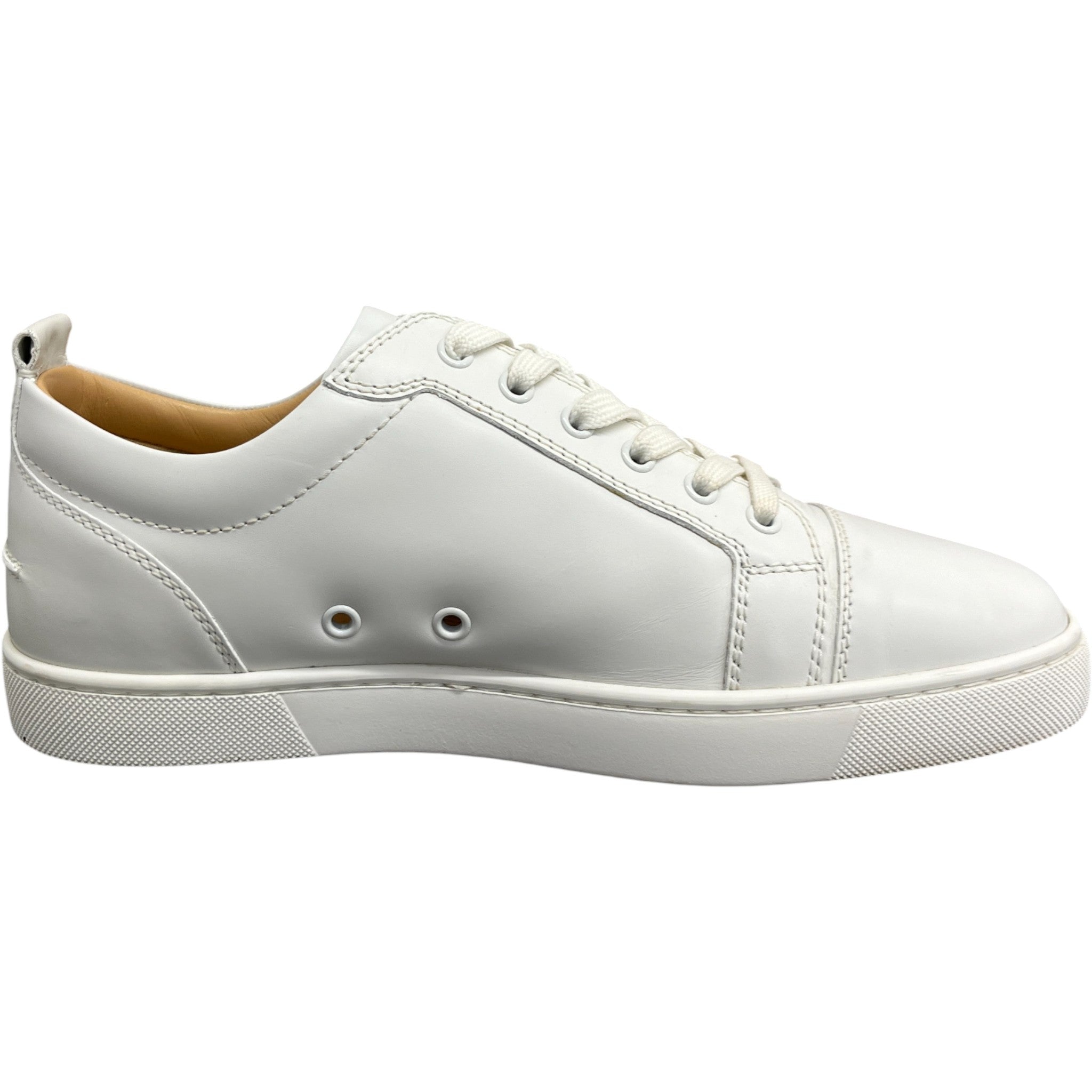 Men's Junior Low Trainers White Size EU 42 / UK 8