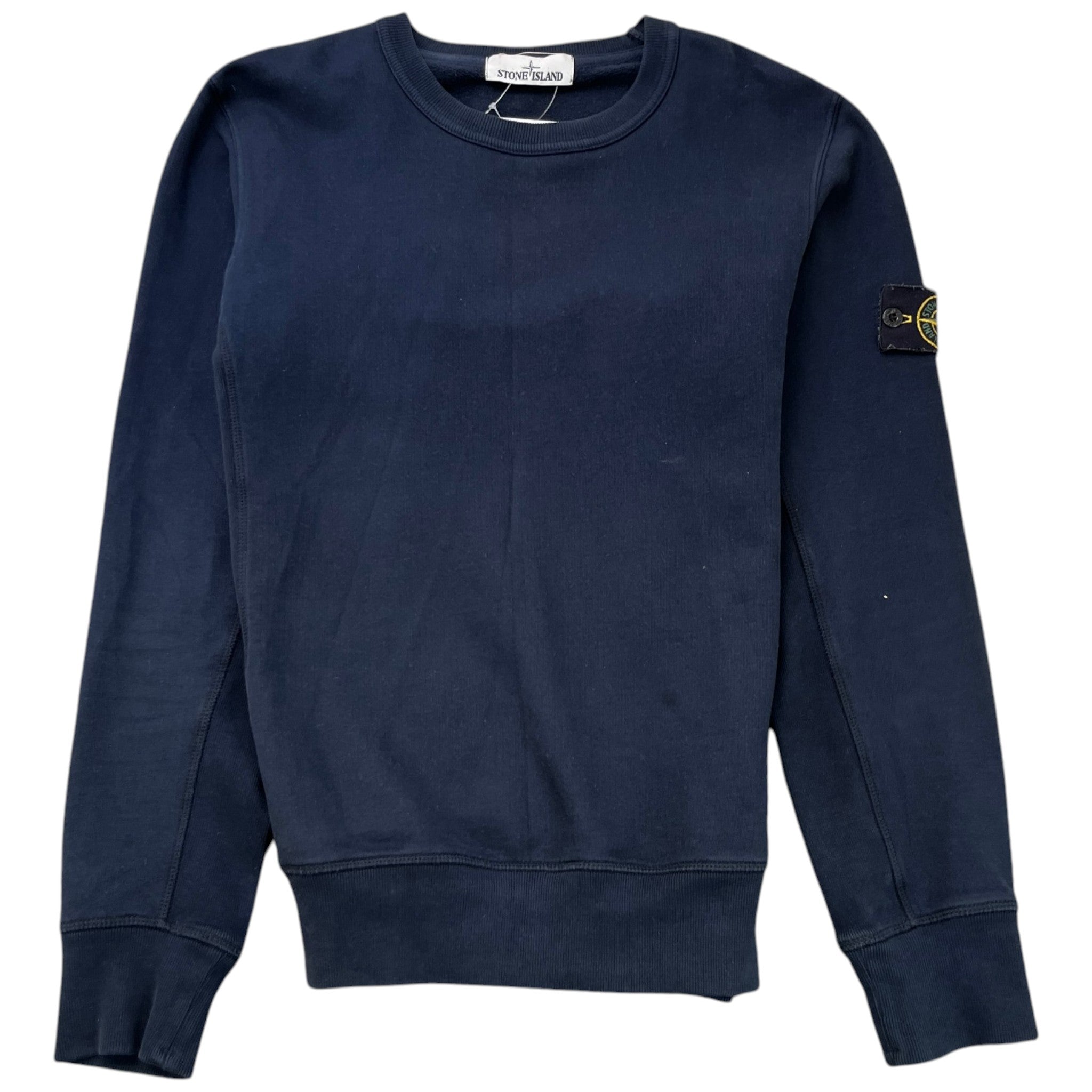 Men's Applique Logo Sweatshirt Navy Size M