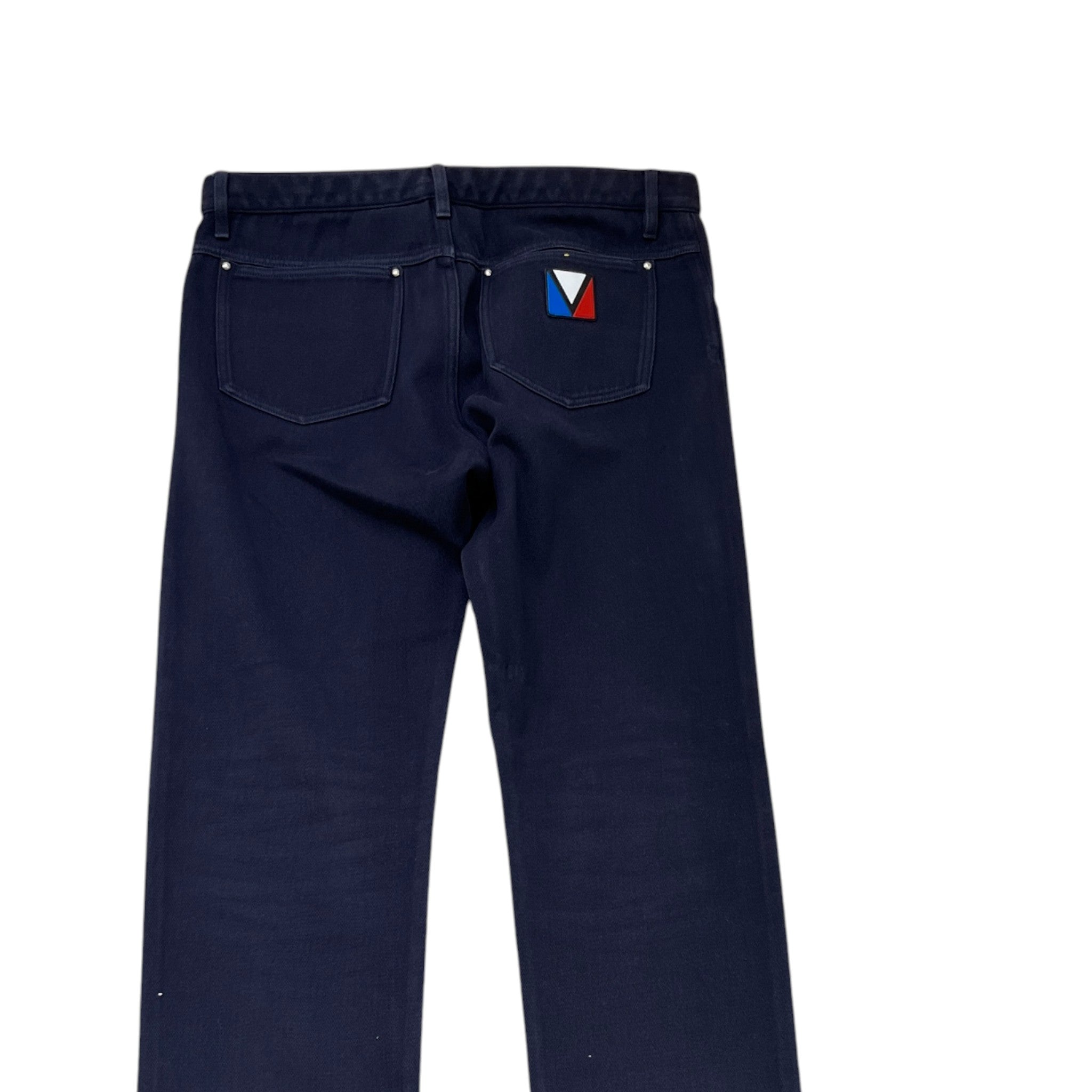 Men's Embroidered Logo Jeans Navy Size IT 46 / UK 30