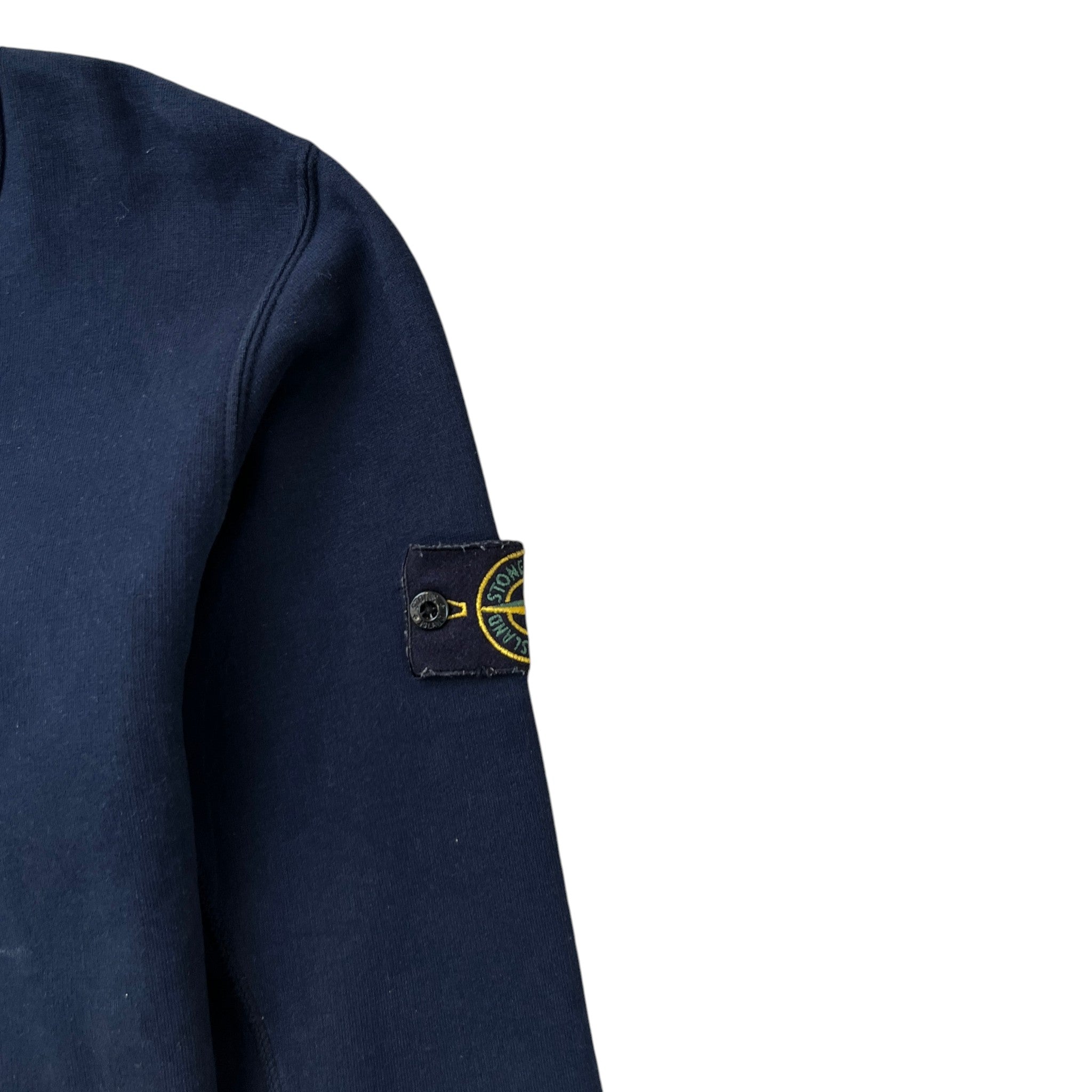 Men's Applique Logo Sweatshirt Navy Size M