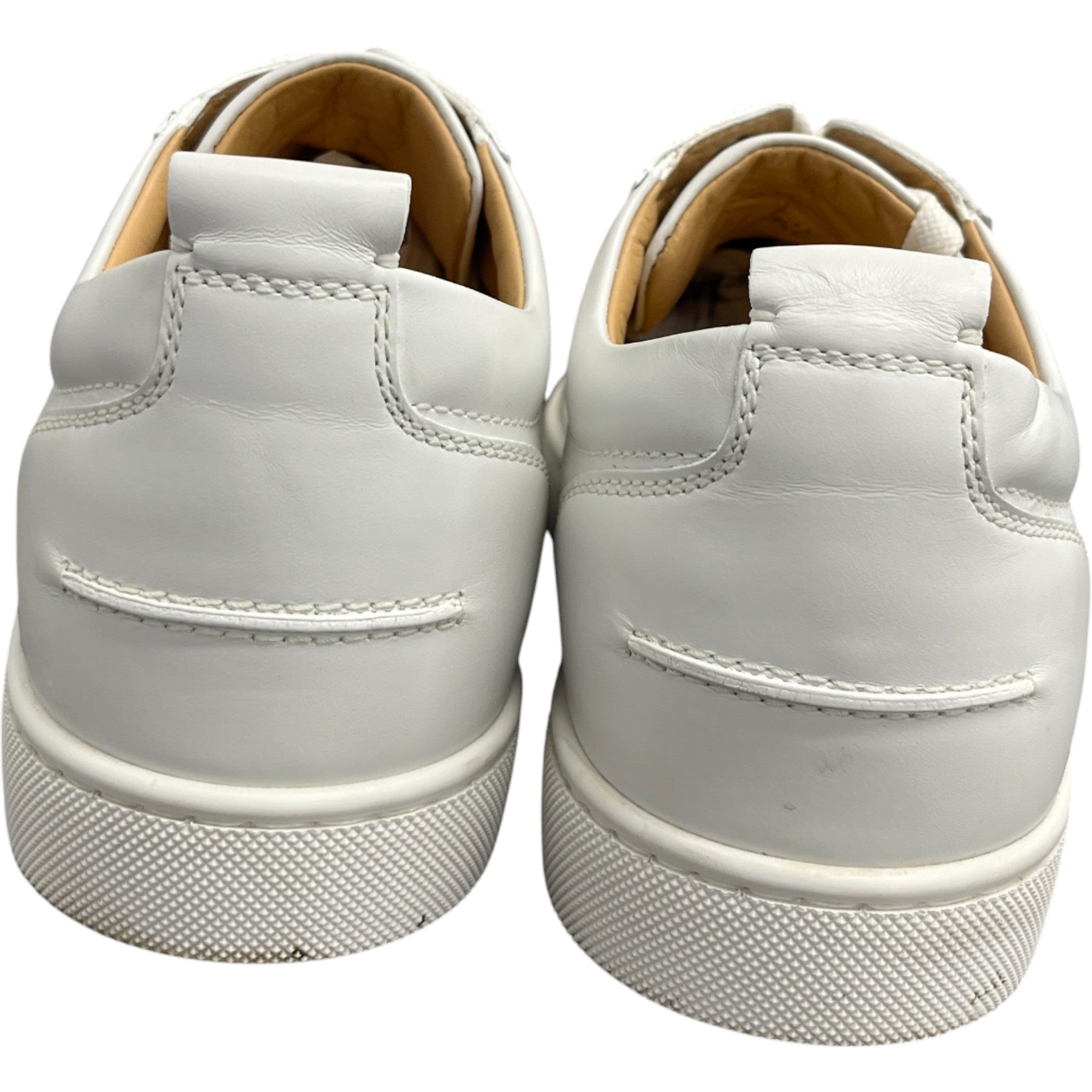 Men's Junior Low Trainers White Size EU 42 / UK 8