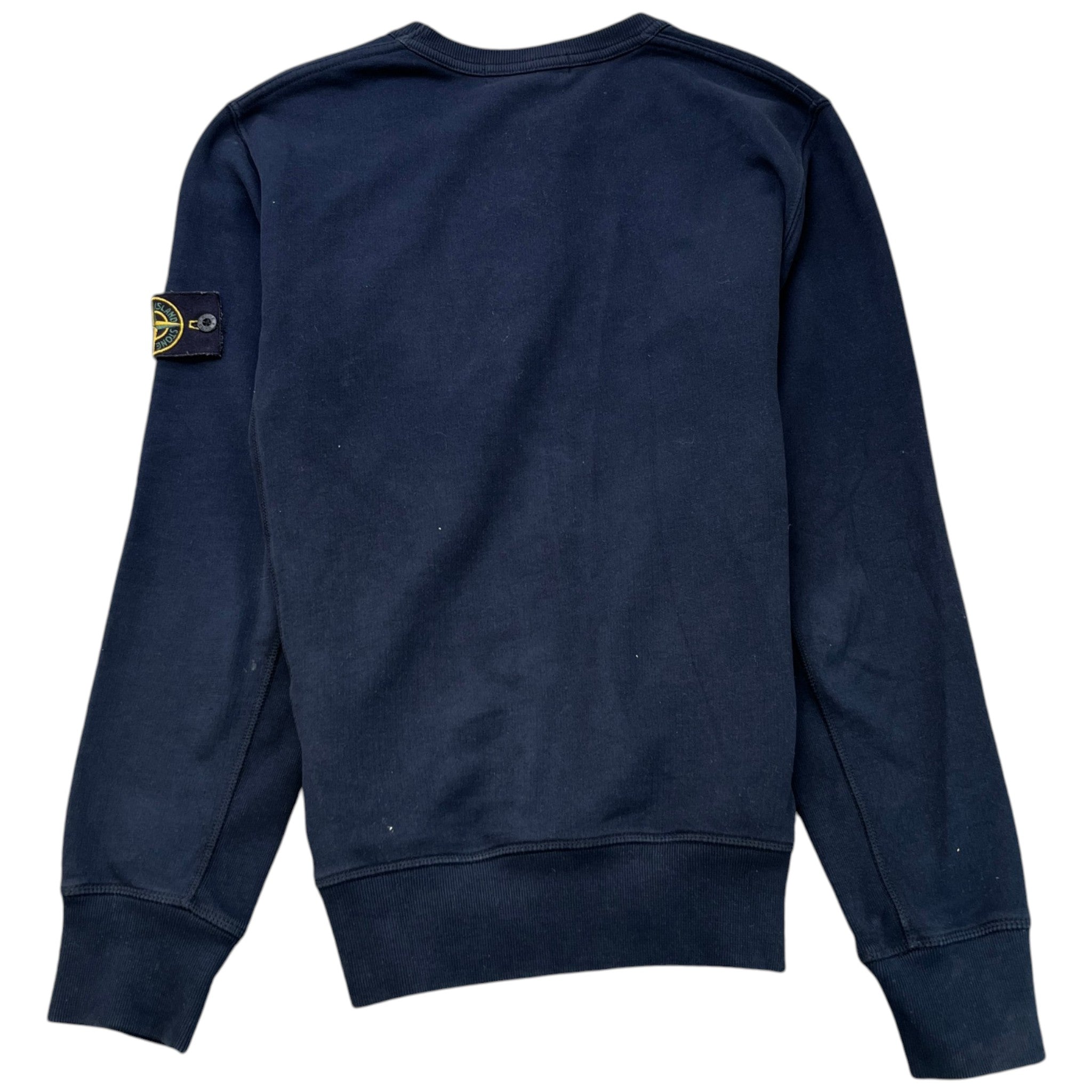 Men's Applique Logo Sweatshirt Navy Size M