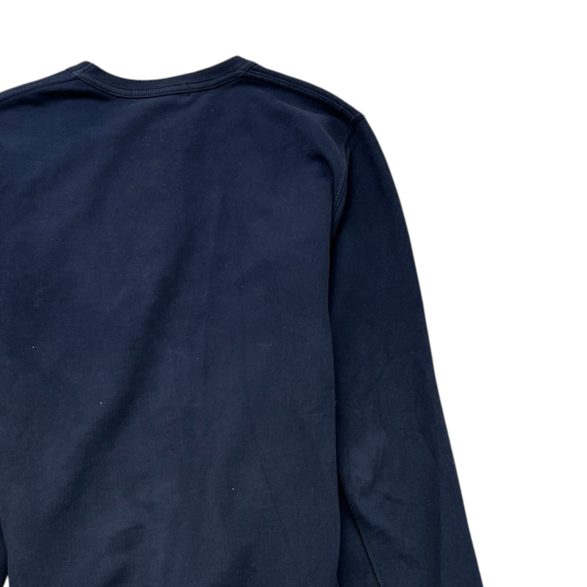 Men's Applique Logo Sweatshirt Navy Size M