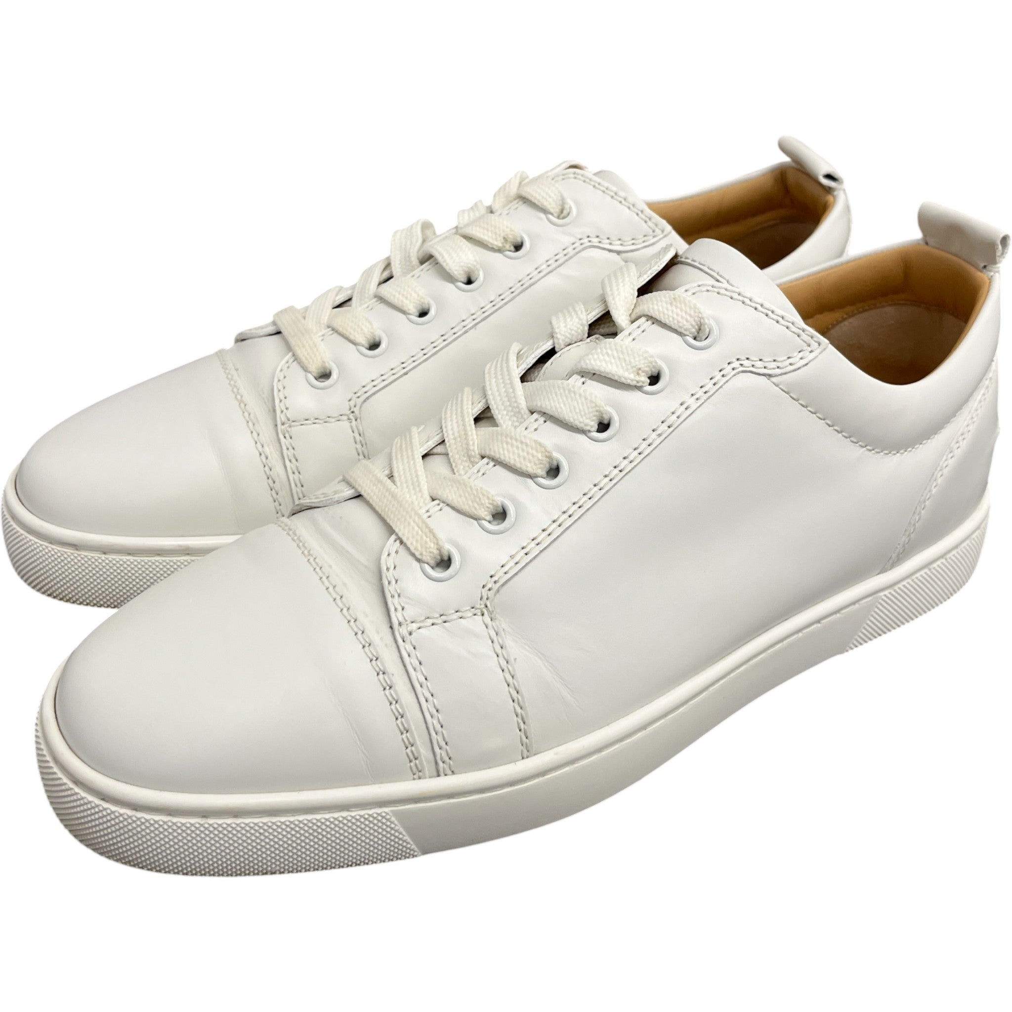 Men's Junior Low Trainers White Size EU 42 / UK 8