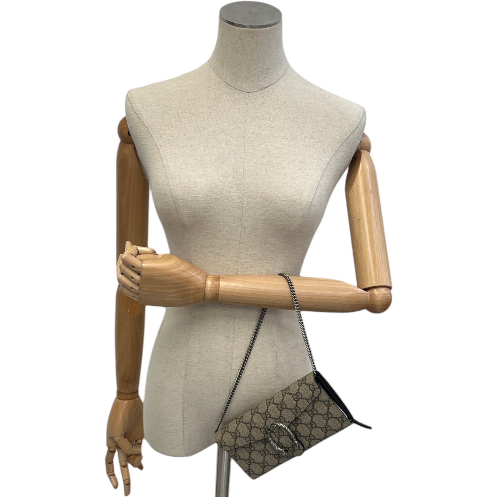Women's Dionysus Wallet On Chain Bag Beige
