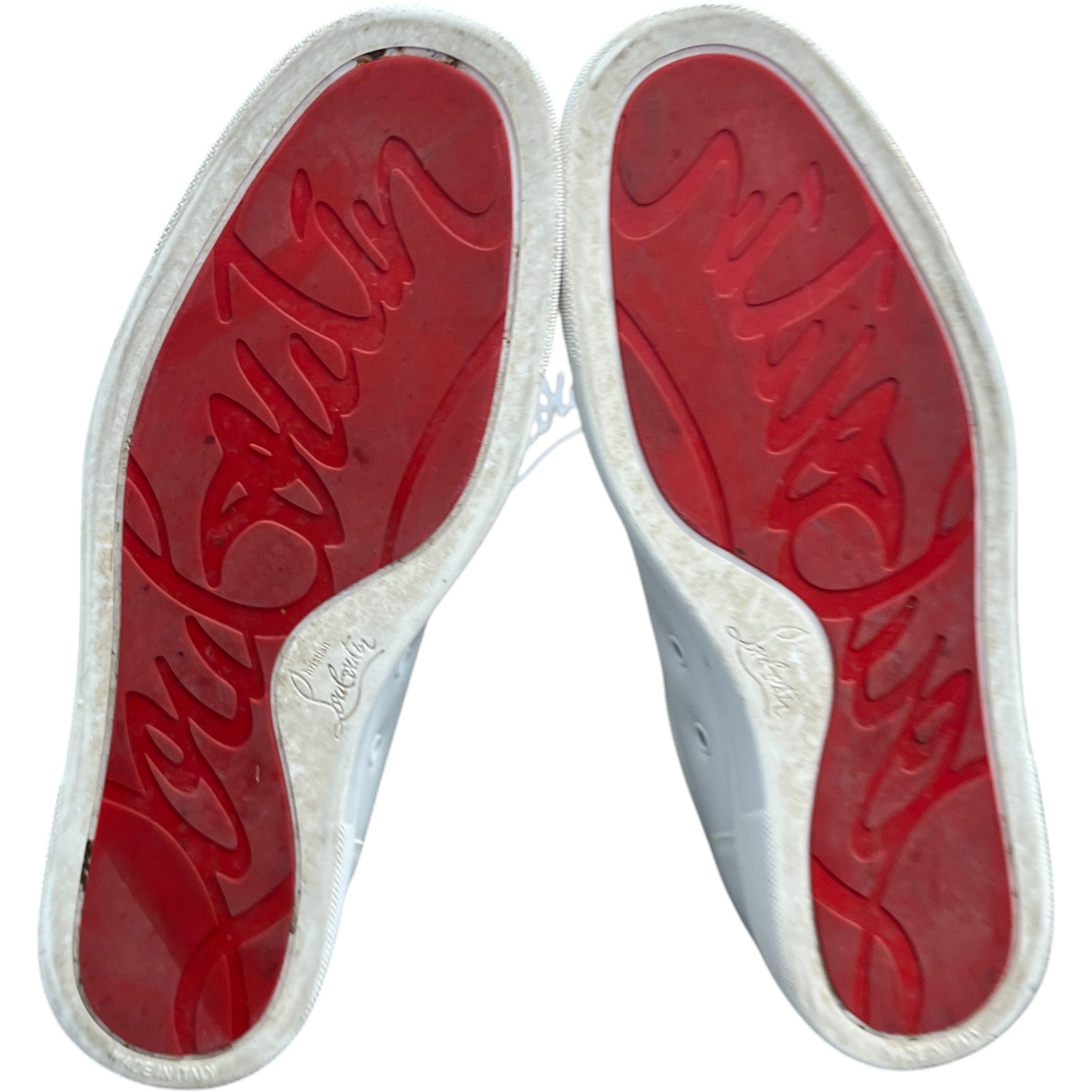 Men's Junior Low Trainers White Size EU 42 / UK 8