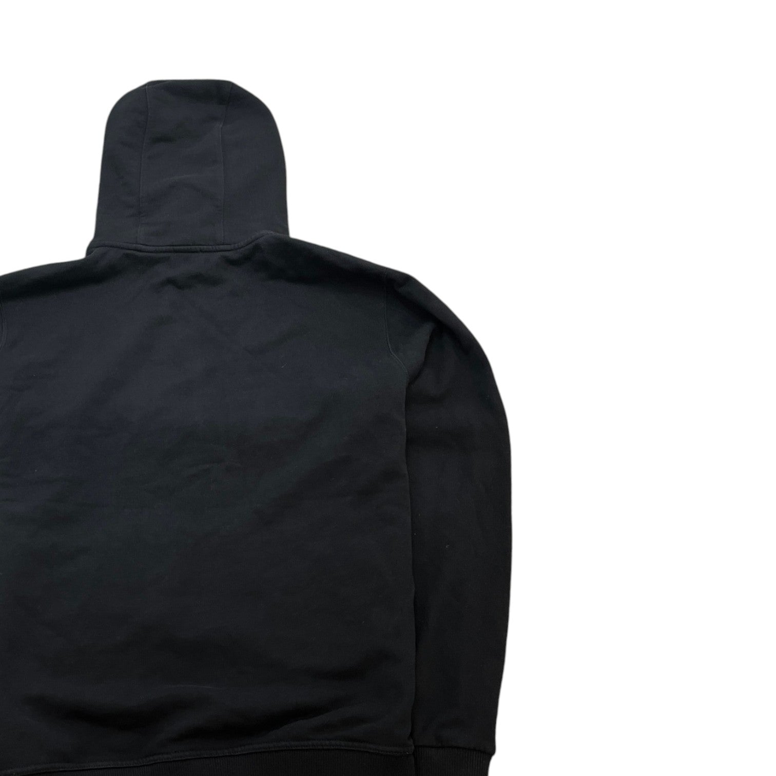 Men's Logo Print Hoodie Black Size L