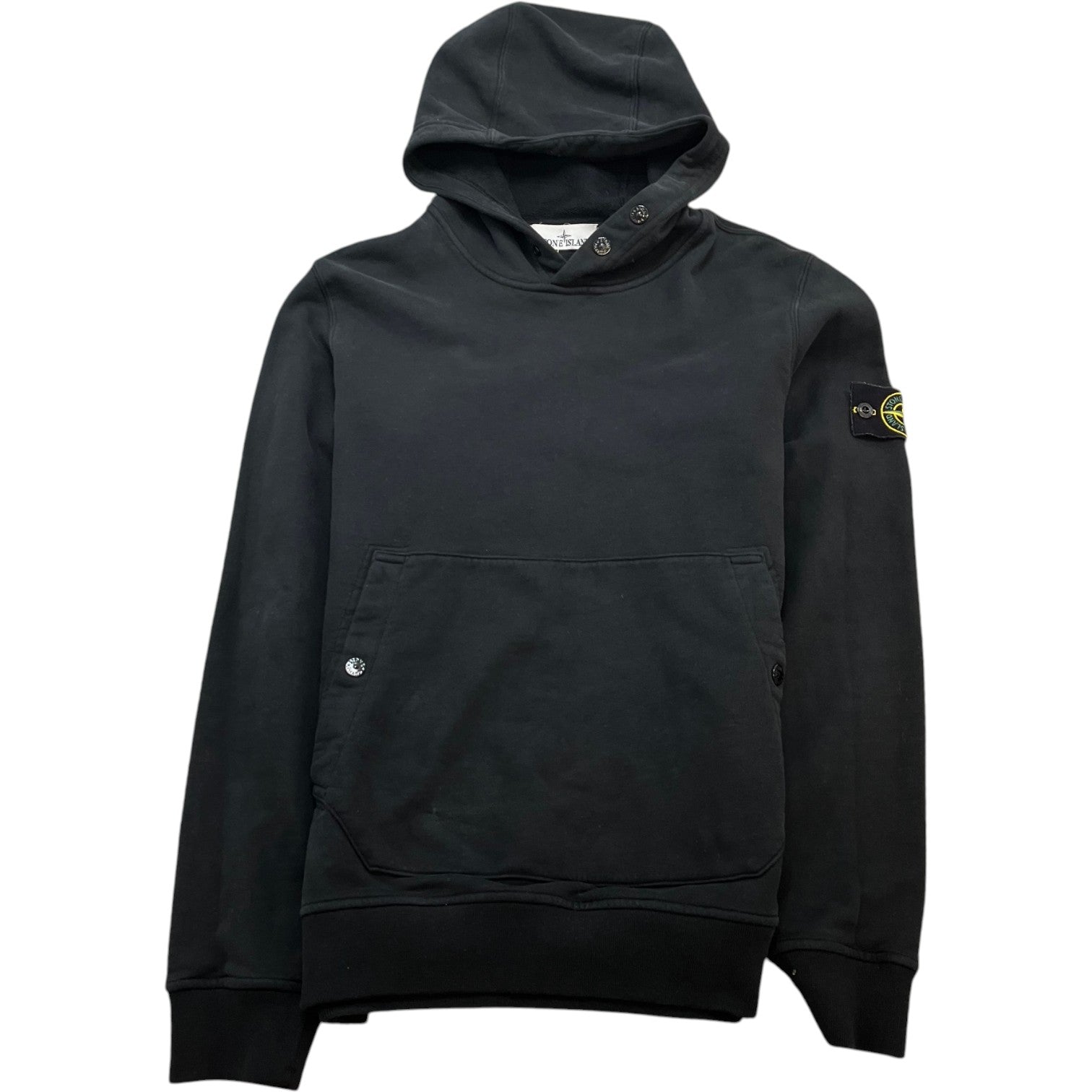 Men's Applique Logo Hoodie Black Size M