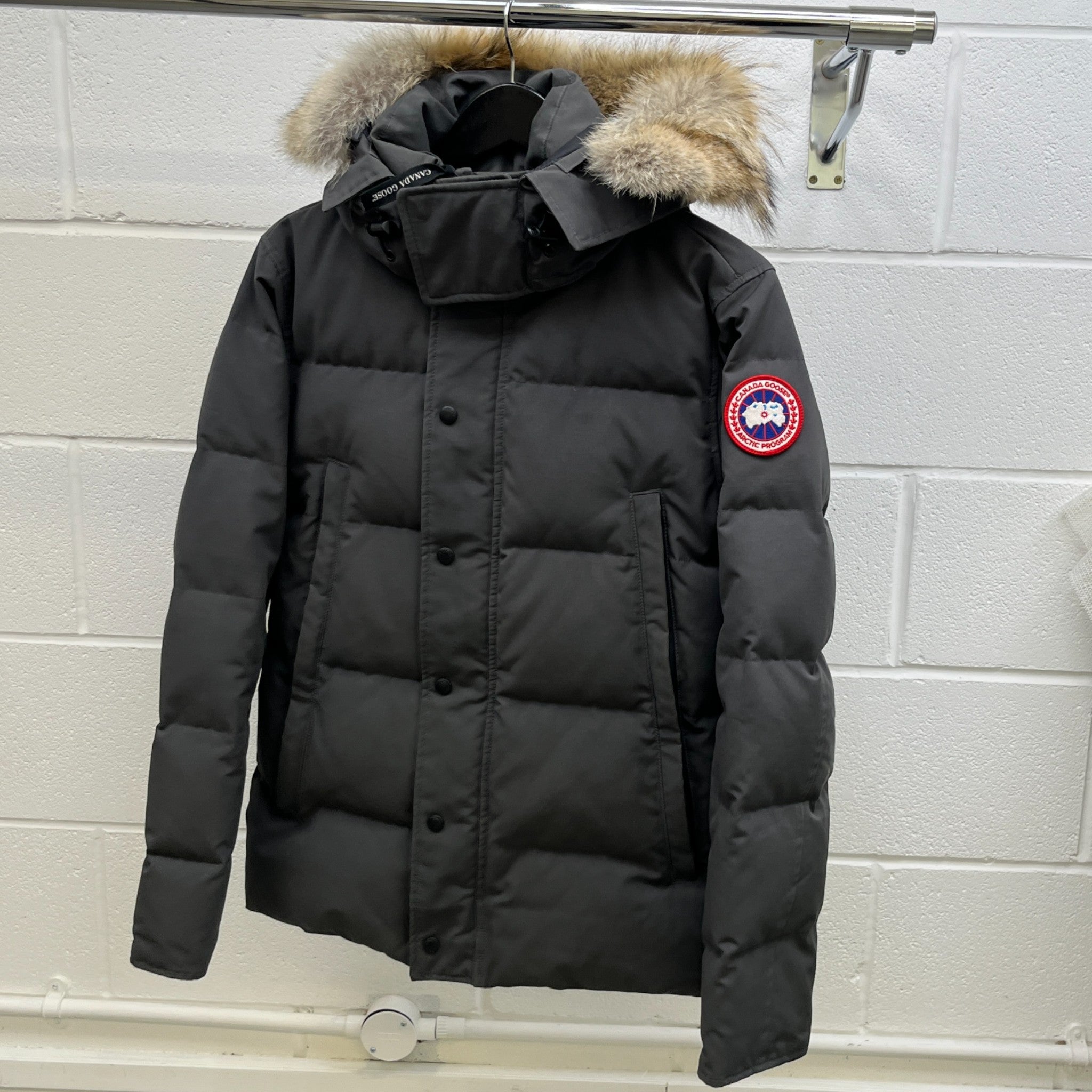 Men's Wyndham Down Jacket Grey Size S