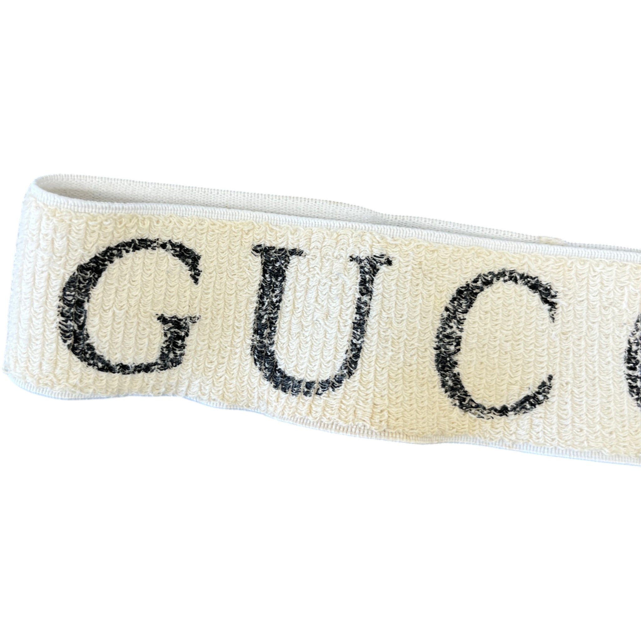Women's Logo Print Head Band White