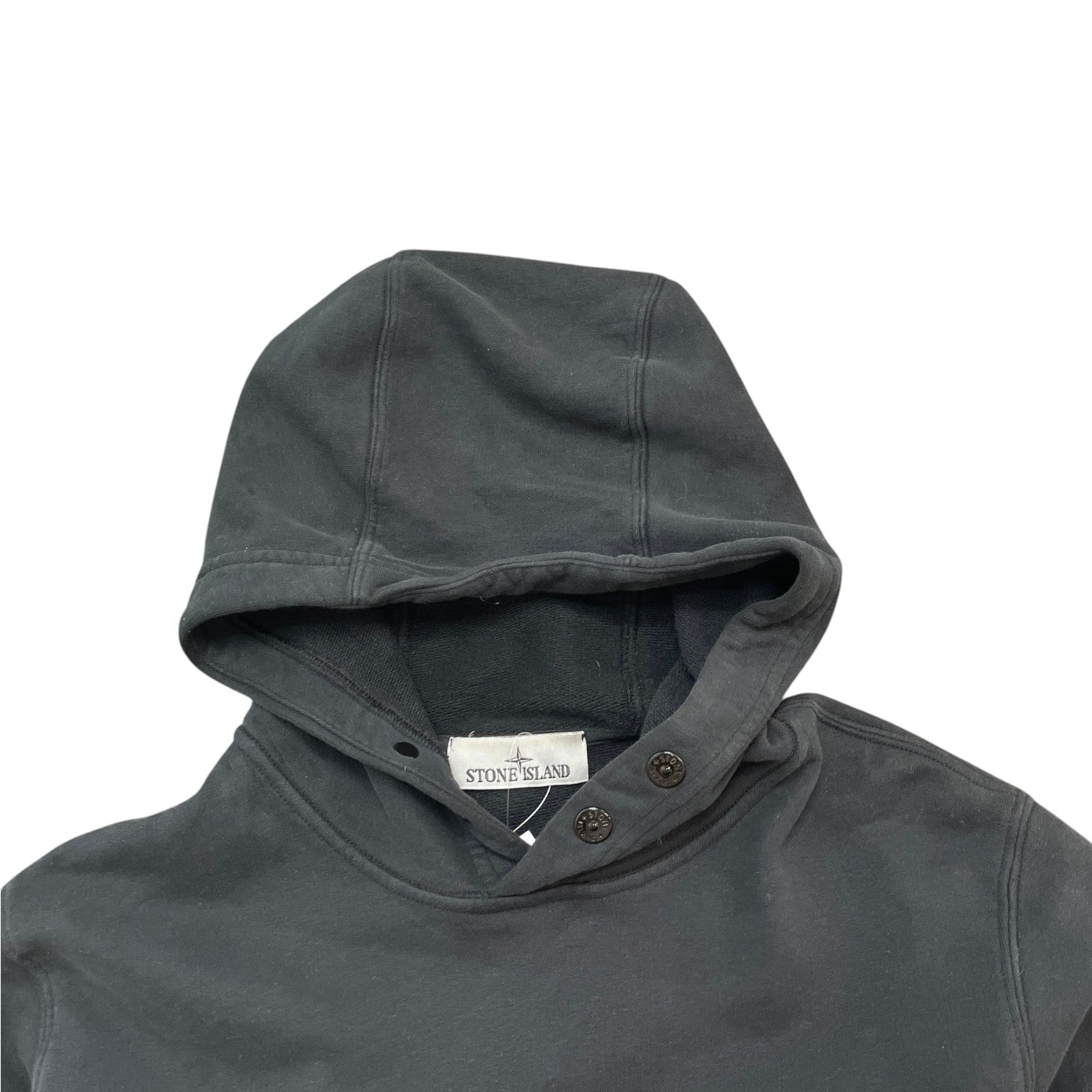Men's Applique Logo Hoodie Black Size M