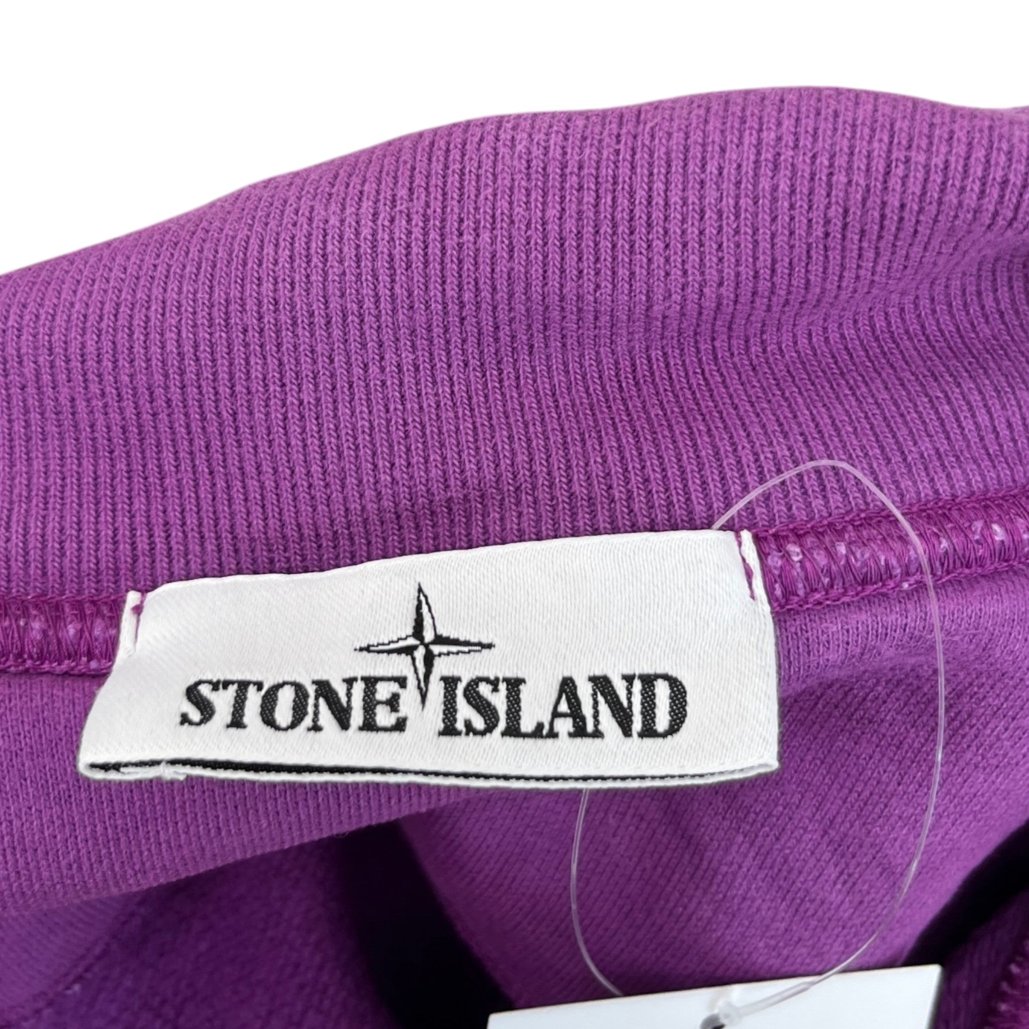 Men's Applique Logo Zip Jumper Purple Size M
