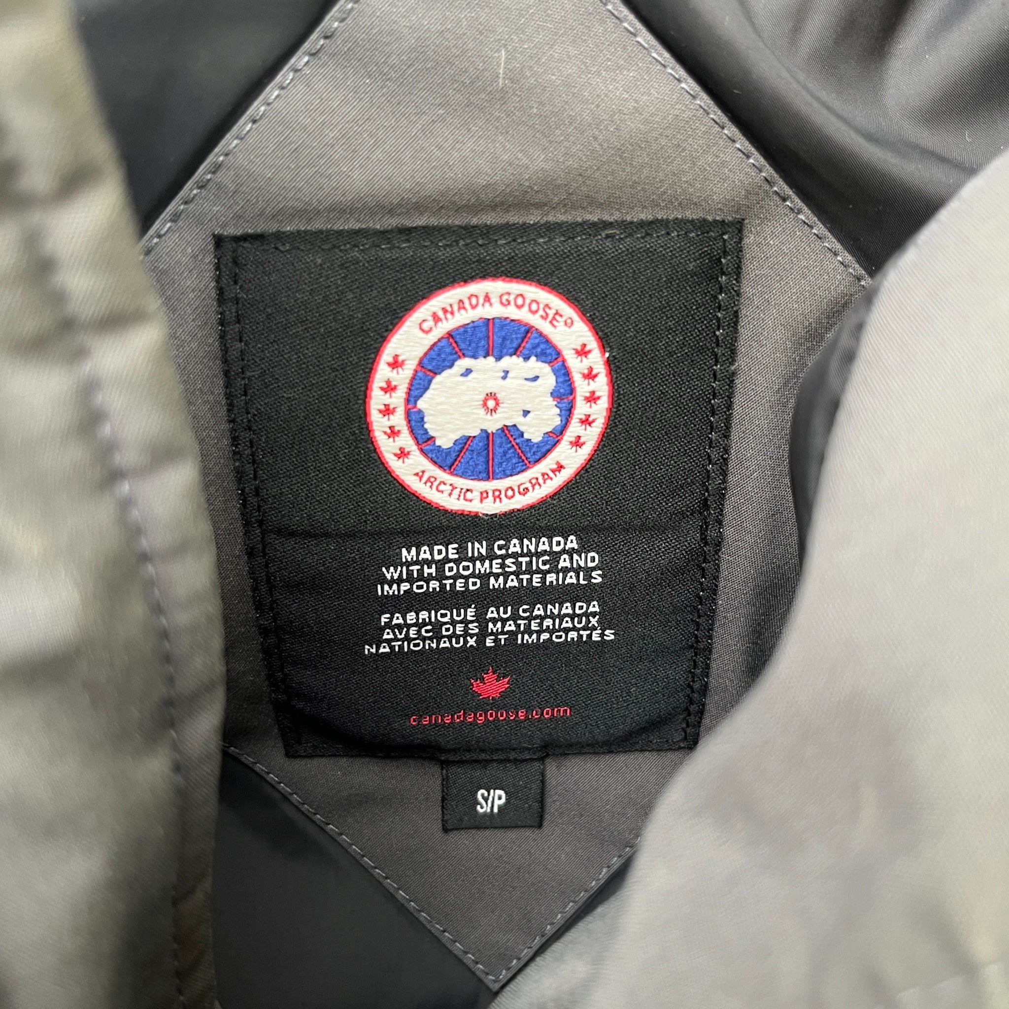 Men's Wyndham Down Jacket Grey Size S