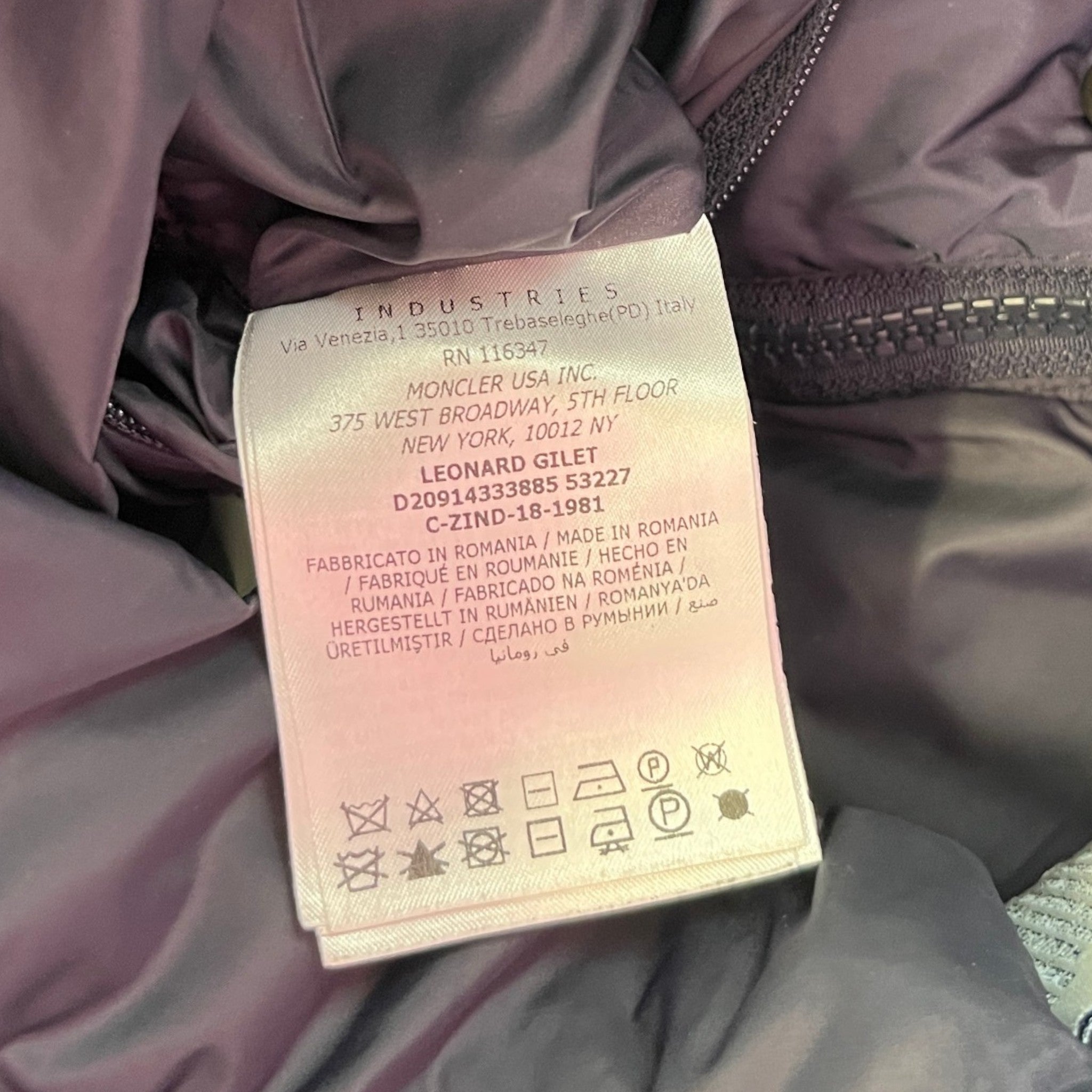 Men's Leonard Gilet Navy Size 1 / S