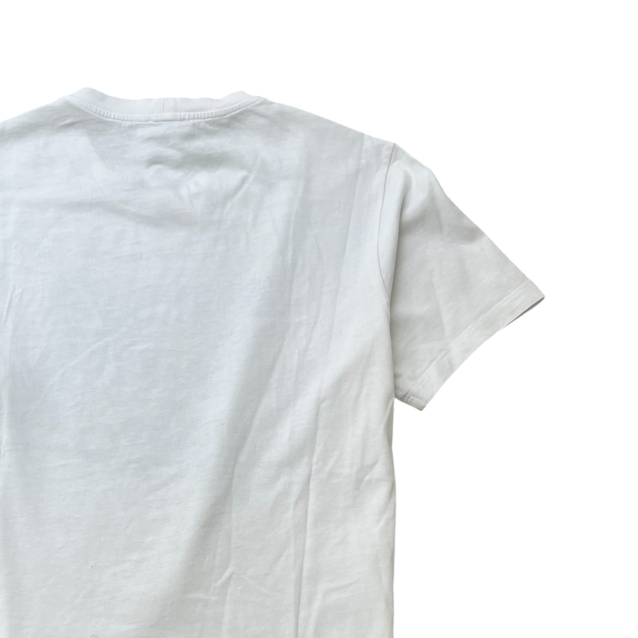 Men's Classic Tiger Head Logo T-Shirt White Size M