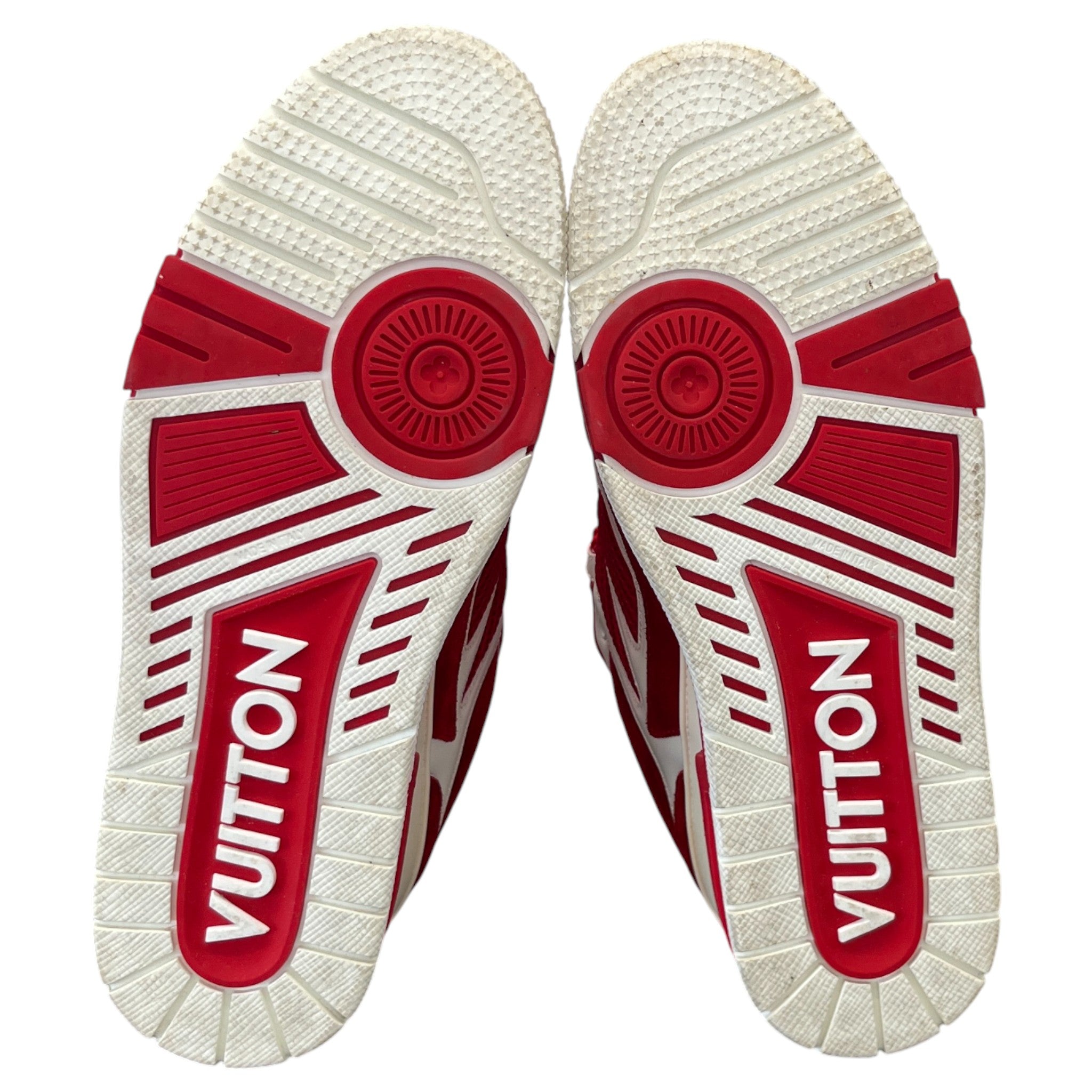 Men's Lv Skate Low Trainers Red Size EU 41 / UK 7