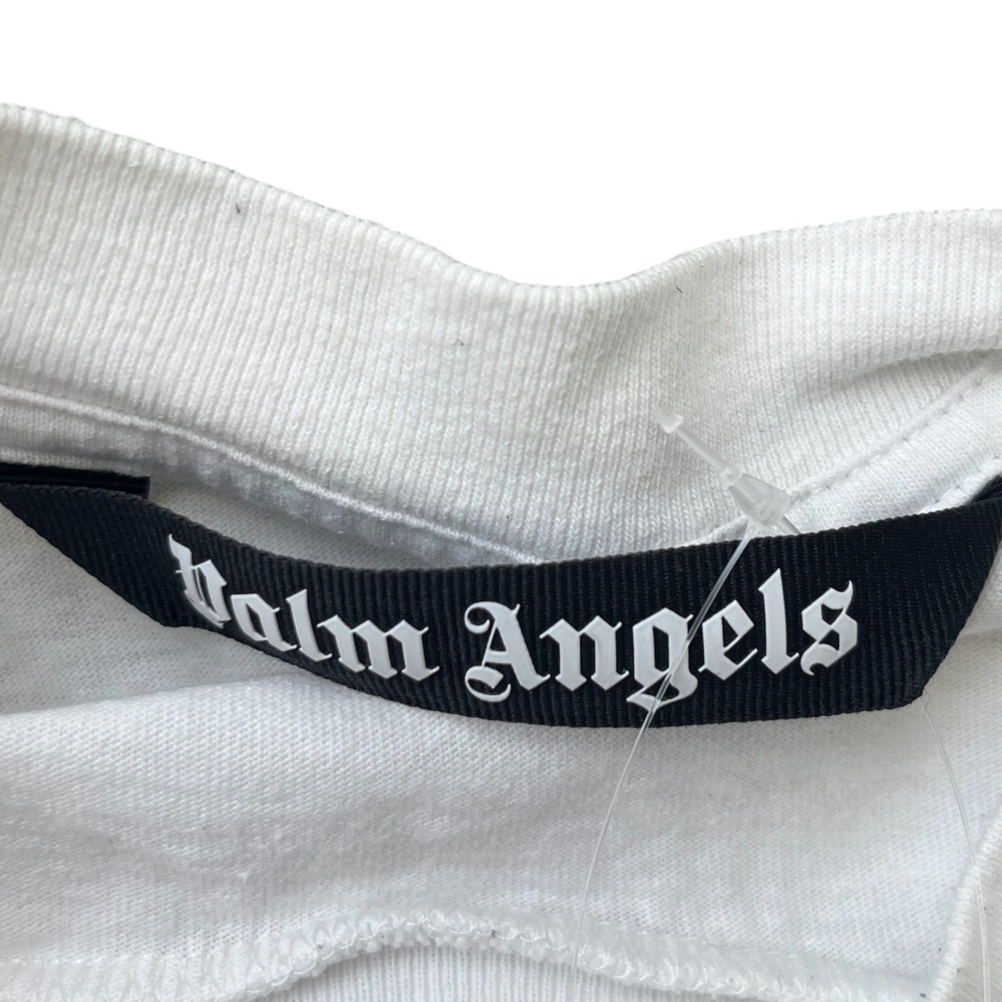 Men's Logo Print T-Shirt White Size M