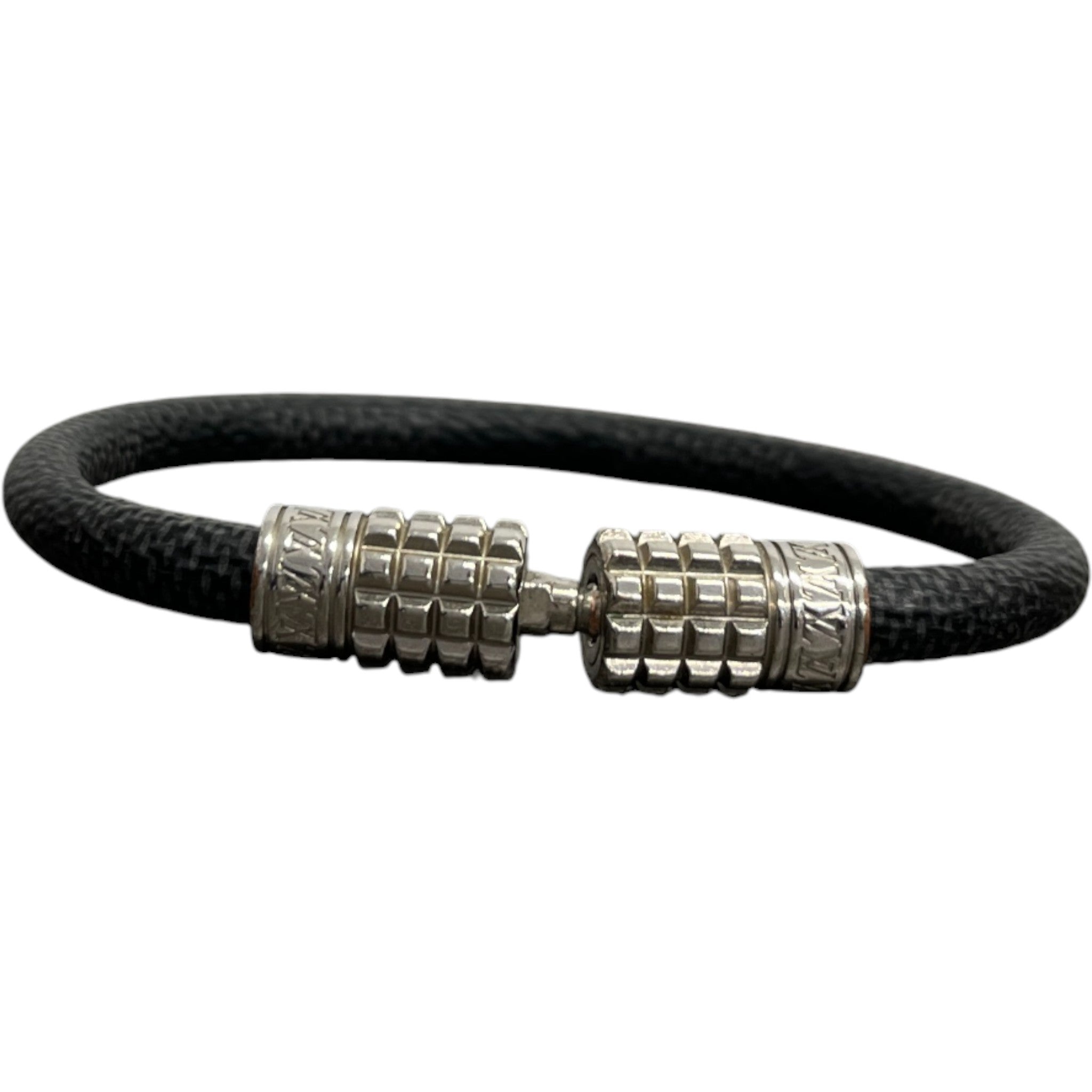 Men's Damier Graphite Digit Bracelet Black