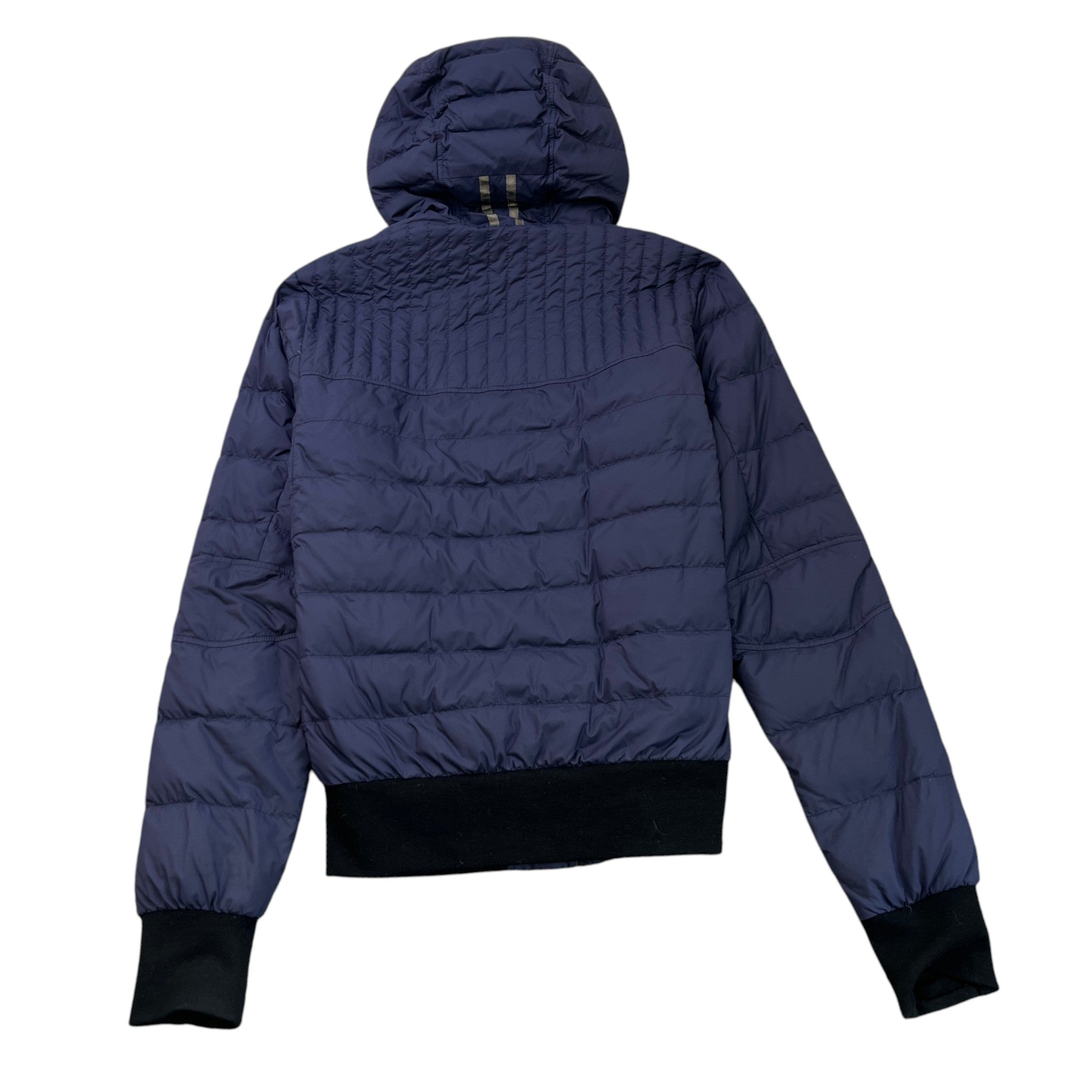 Men's Cabri Hooded Down Jacket Navy Size L