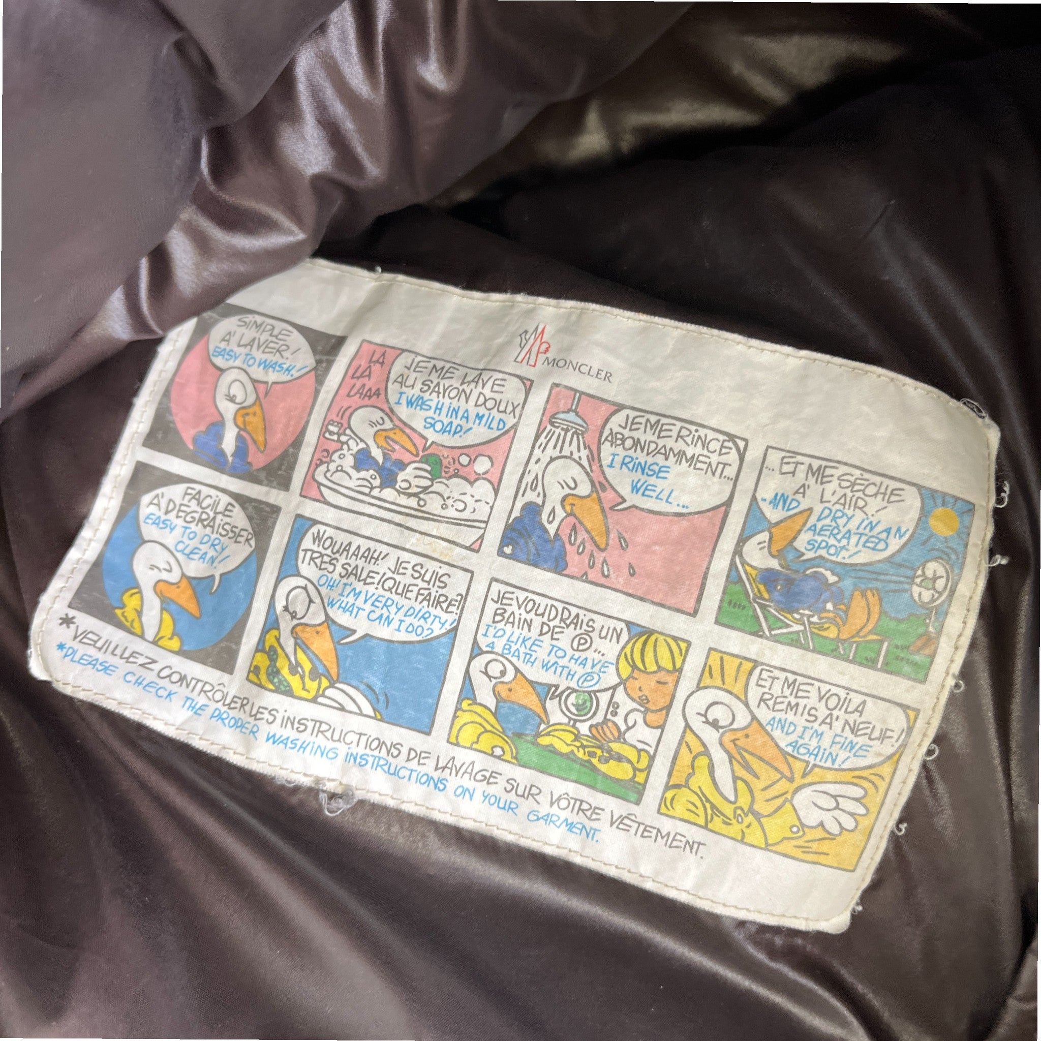 Men's Maya Down Jacket Brown Size 1 / S