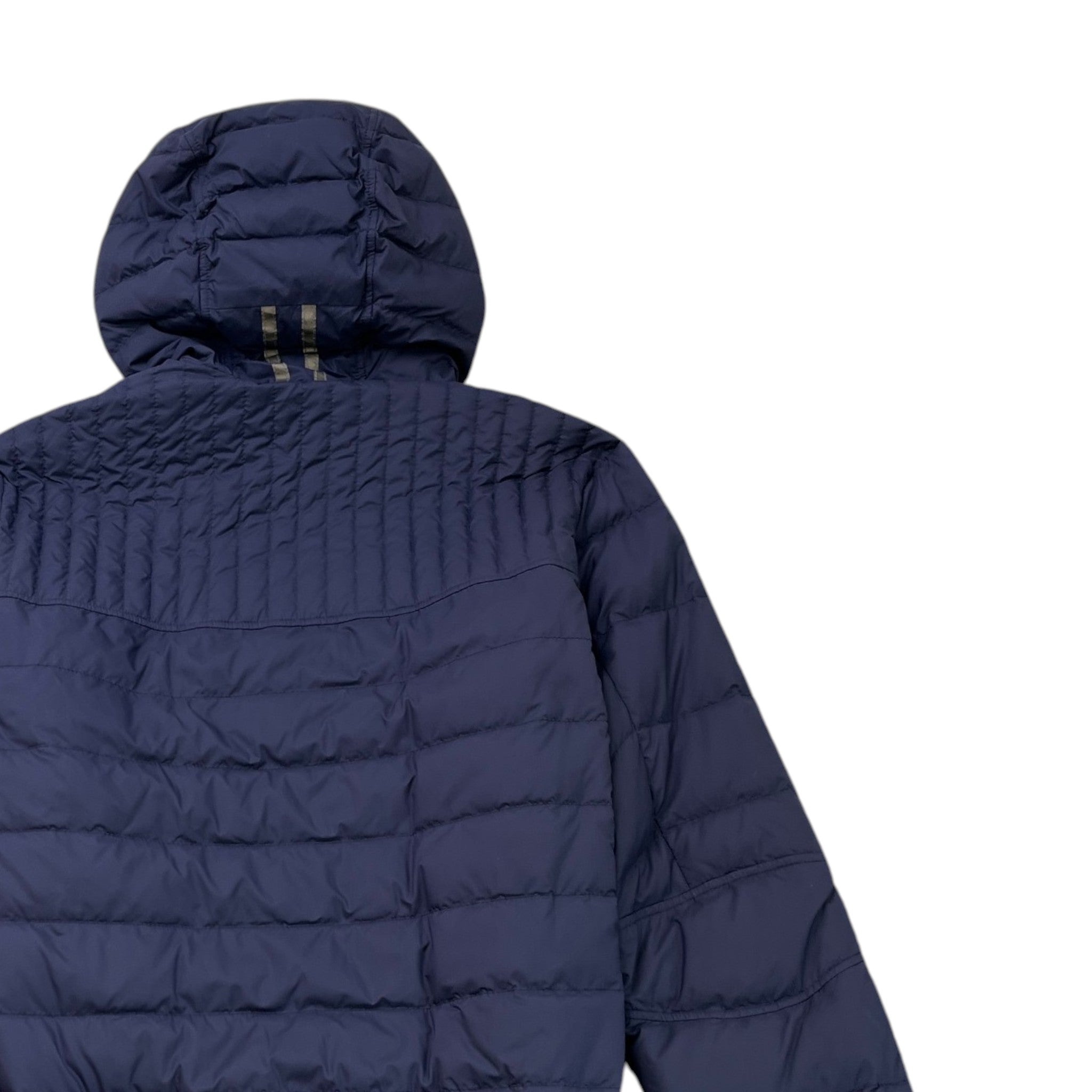 Men's Cabri Hooded Down Jacket Navy Size L