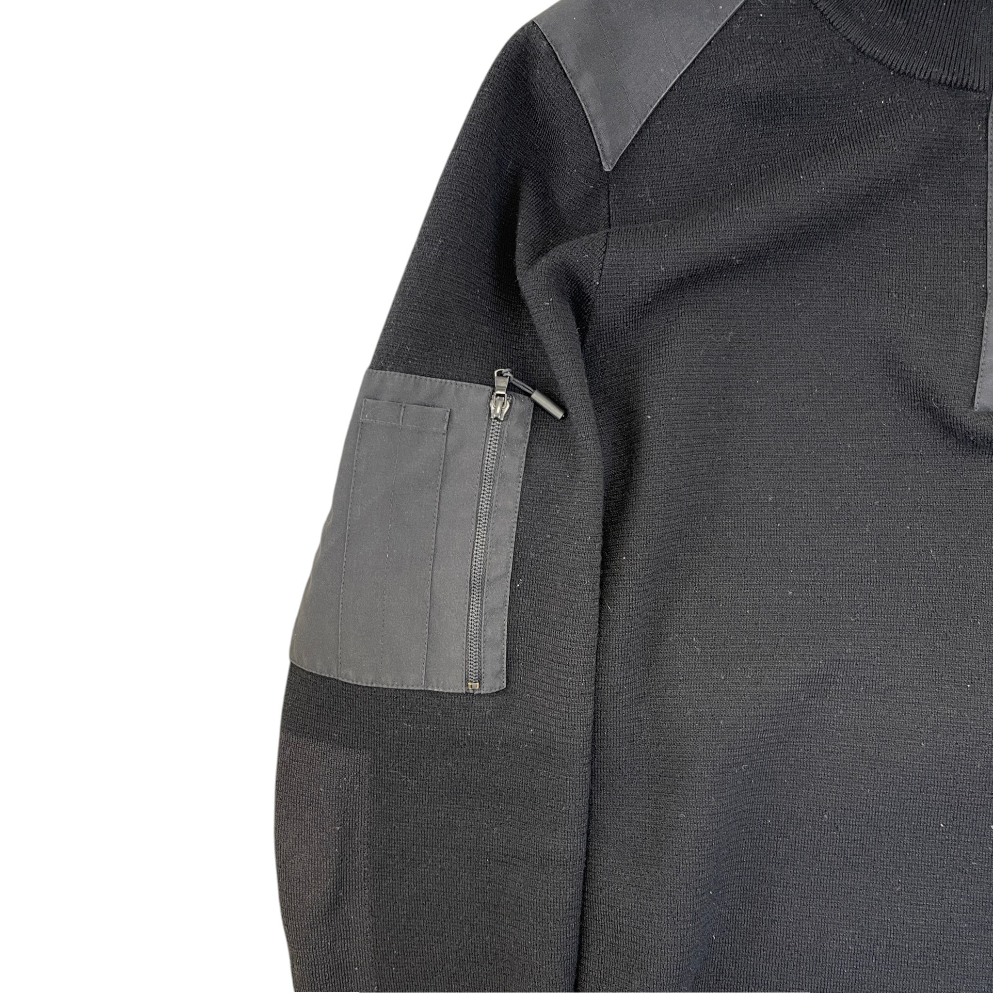 Men's Stormont 1/4 Zip Jumper Black Size M
