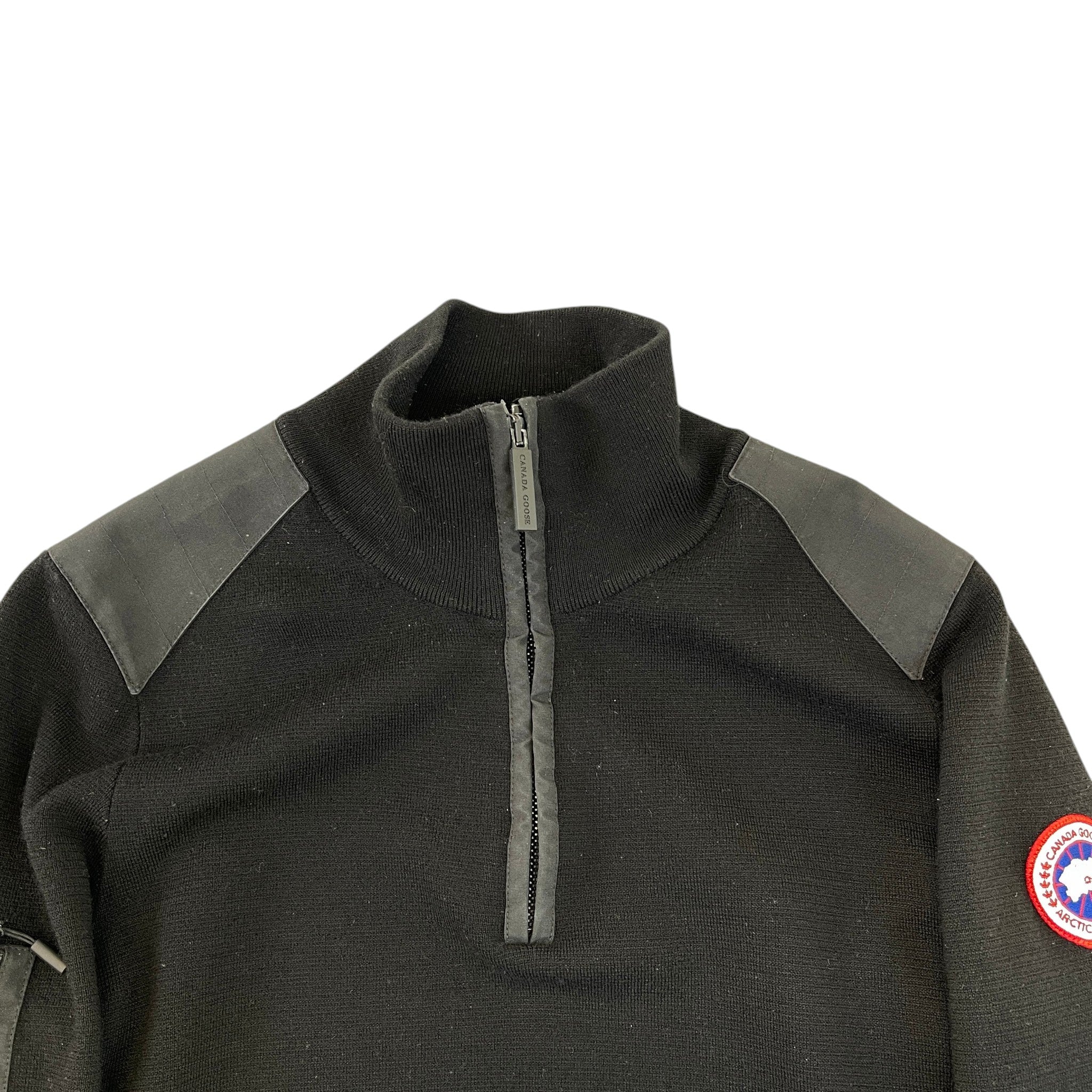 Men's Stormont 1/4 Zip Jumper Black Size M