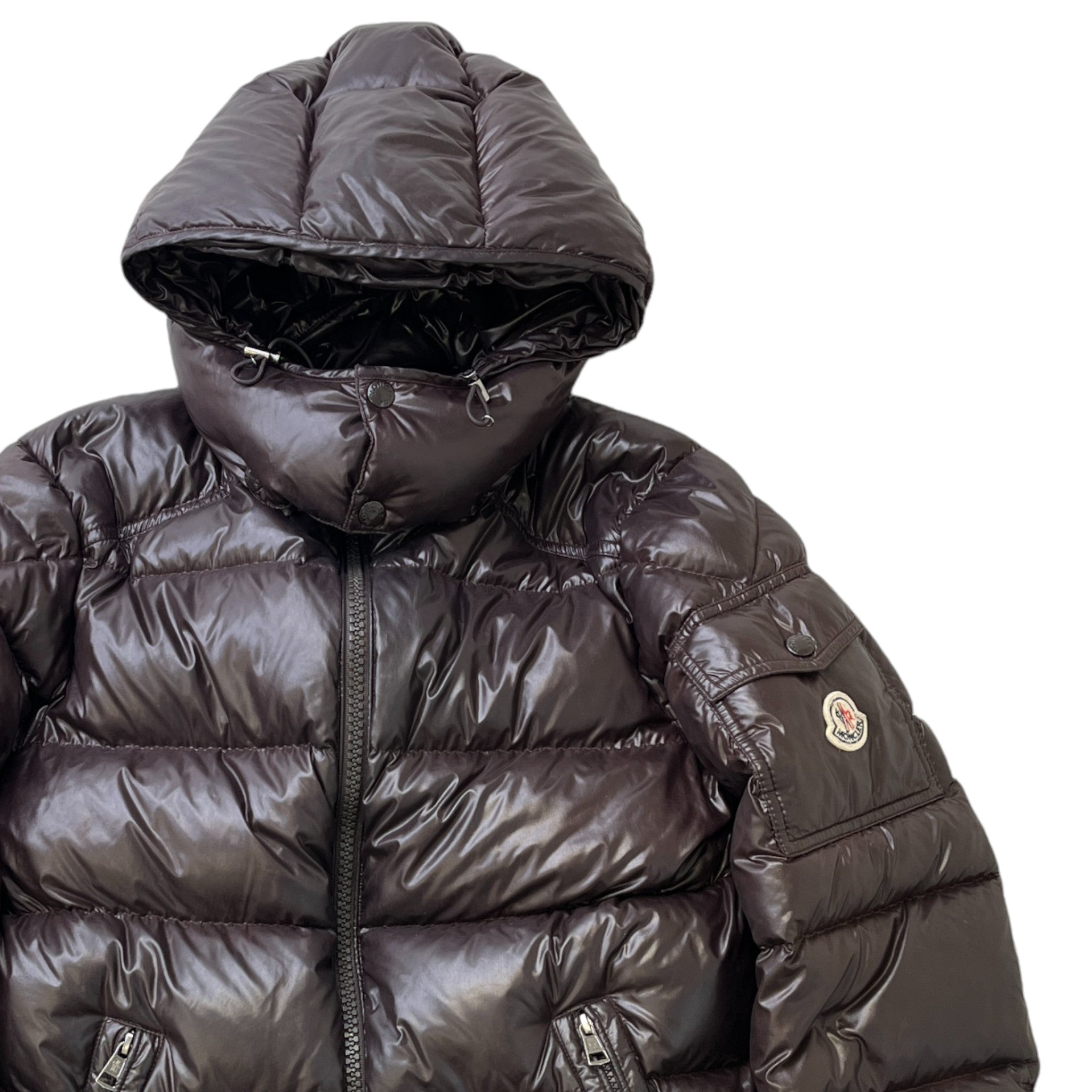 Men's Maya Down Jacket Brown Size 1 / S