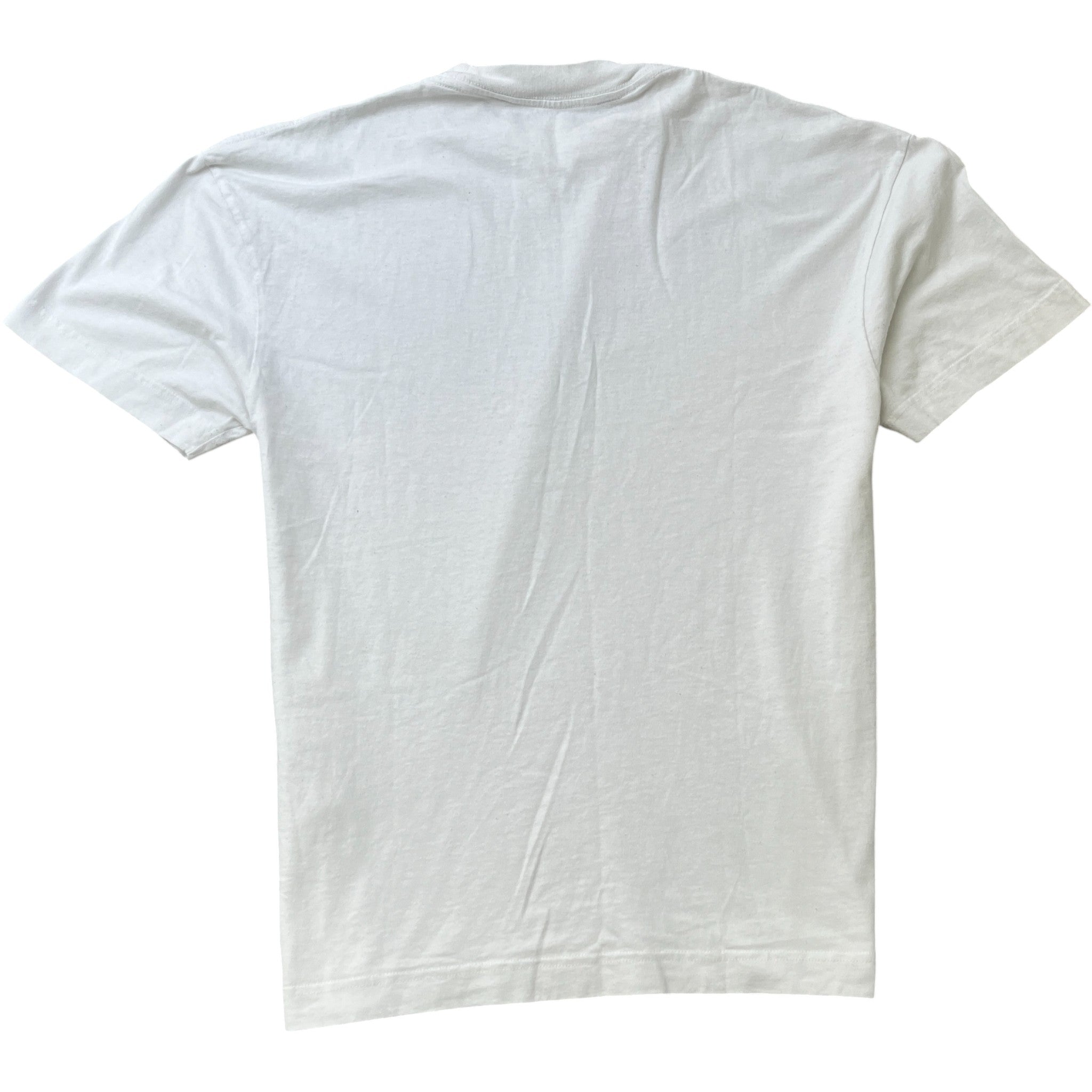 Men's Logo Print T-Shirt White Size M